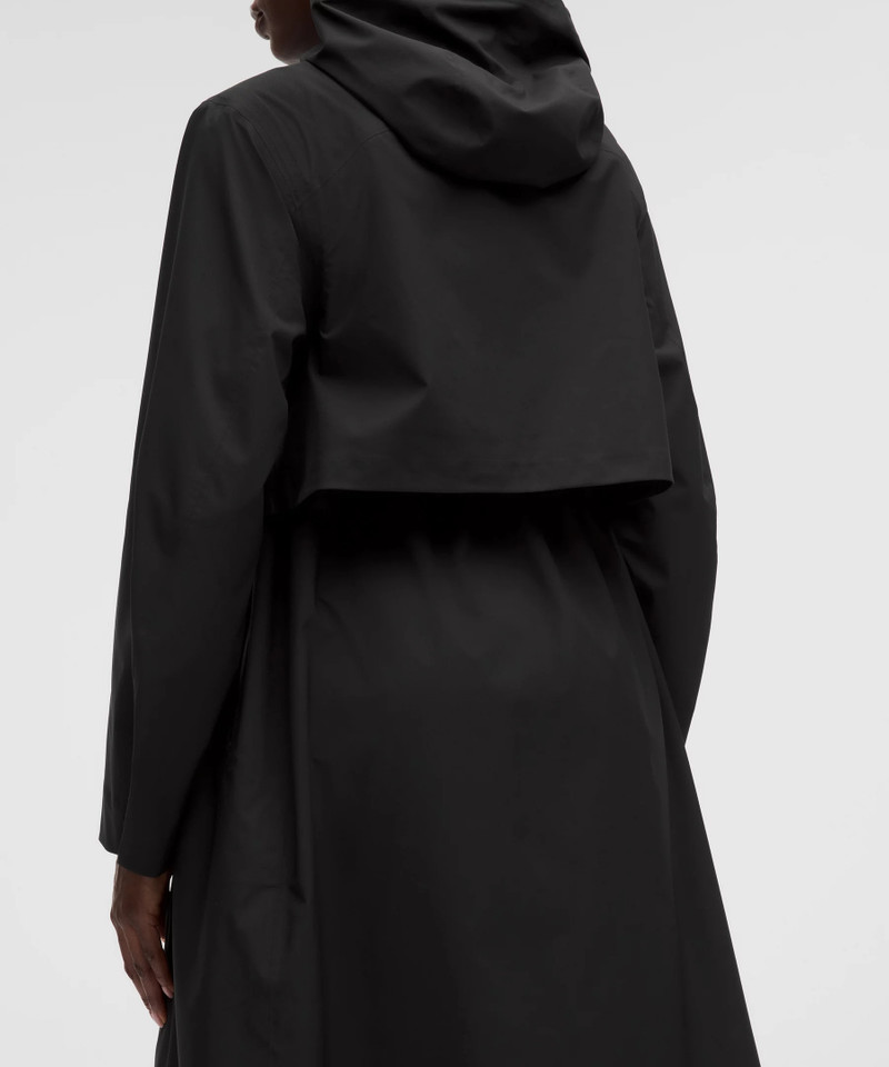 Lightweight Cinch-Waist Rain Coat 5