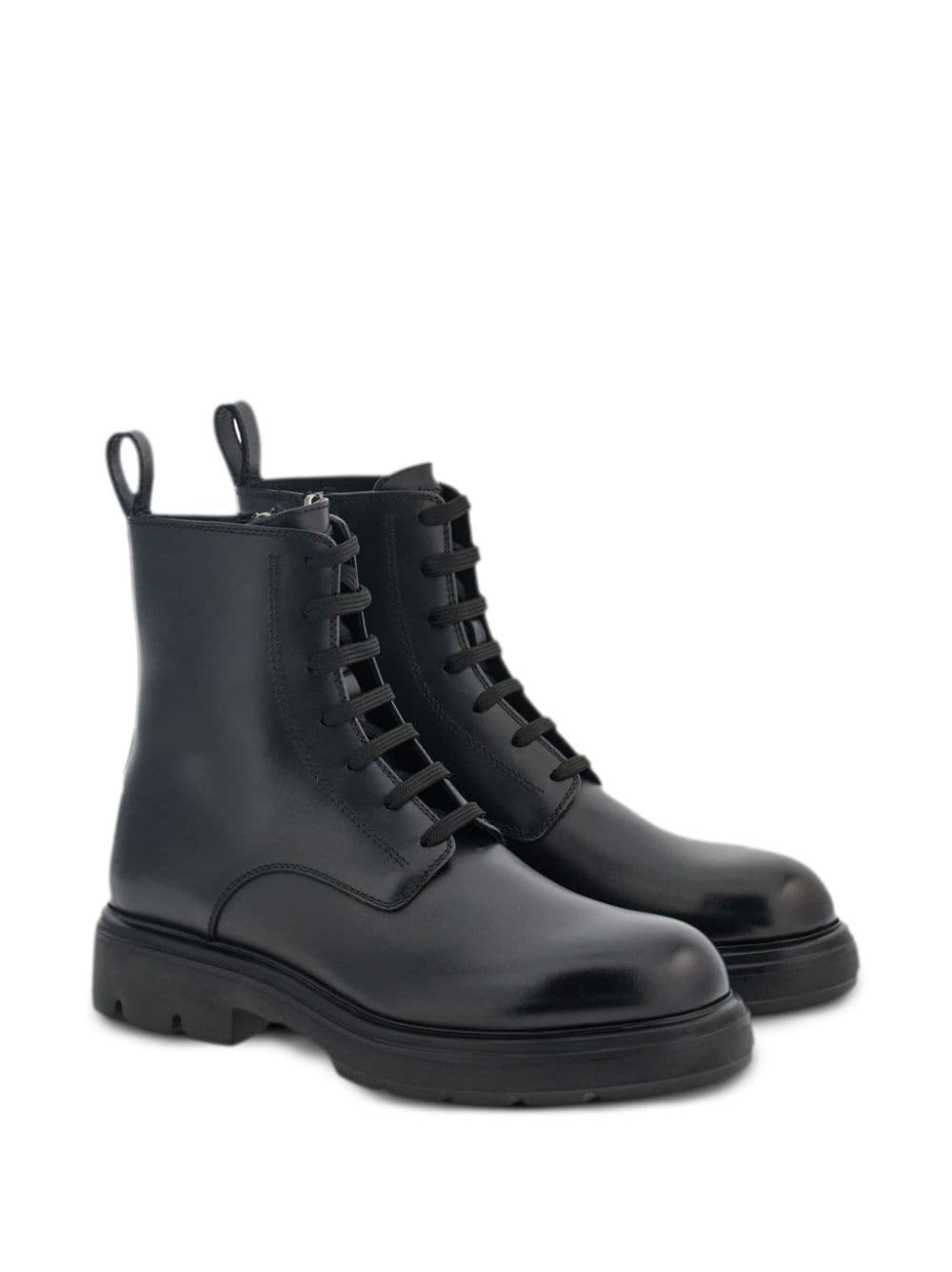 Combat leather boots - 2