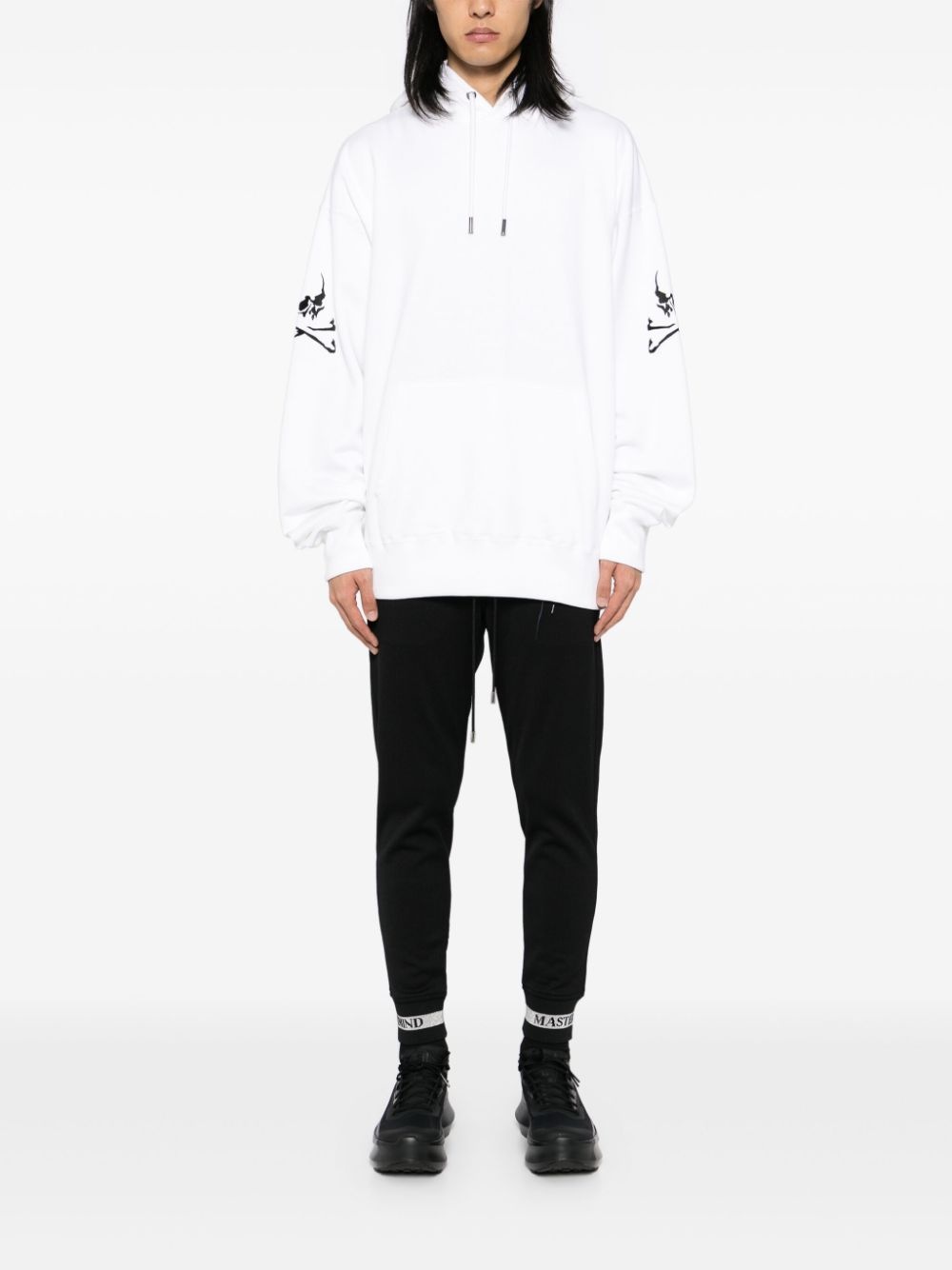 logo-embroidered hoodie - 2