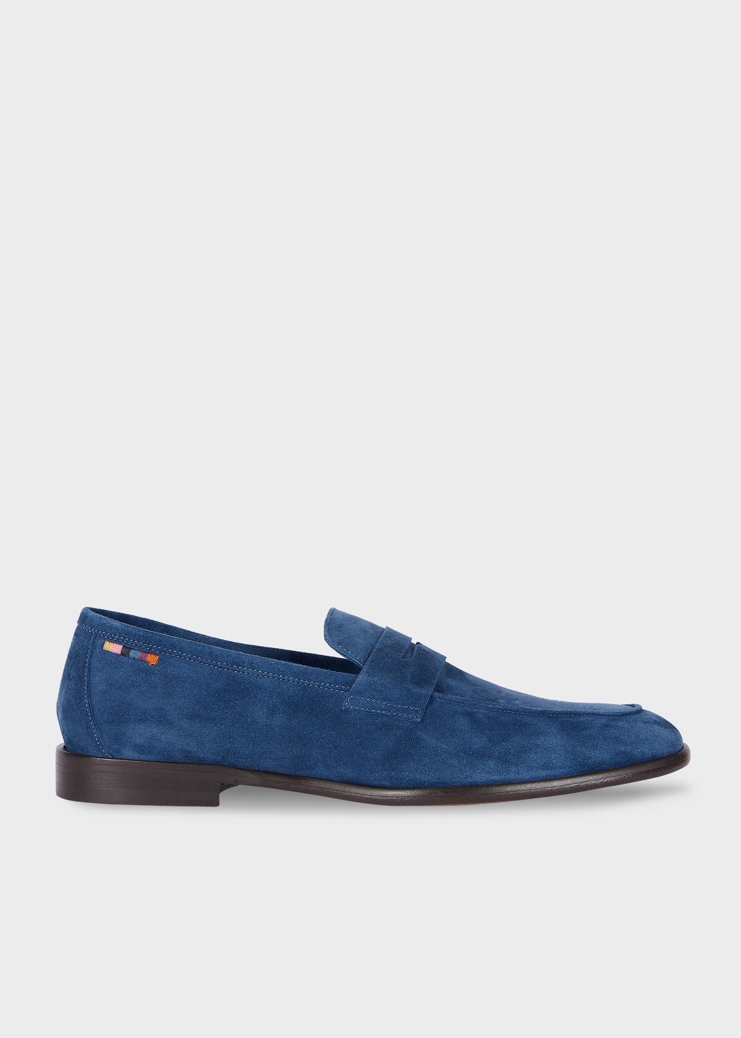 Blue Suede 'Figino' Loafers - 1