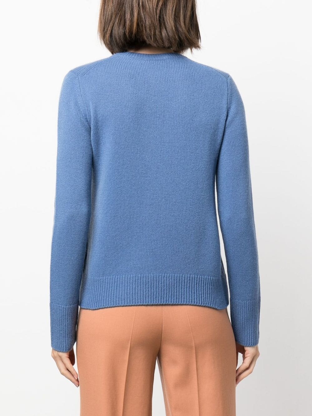 purl-knit cashmere top - 4