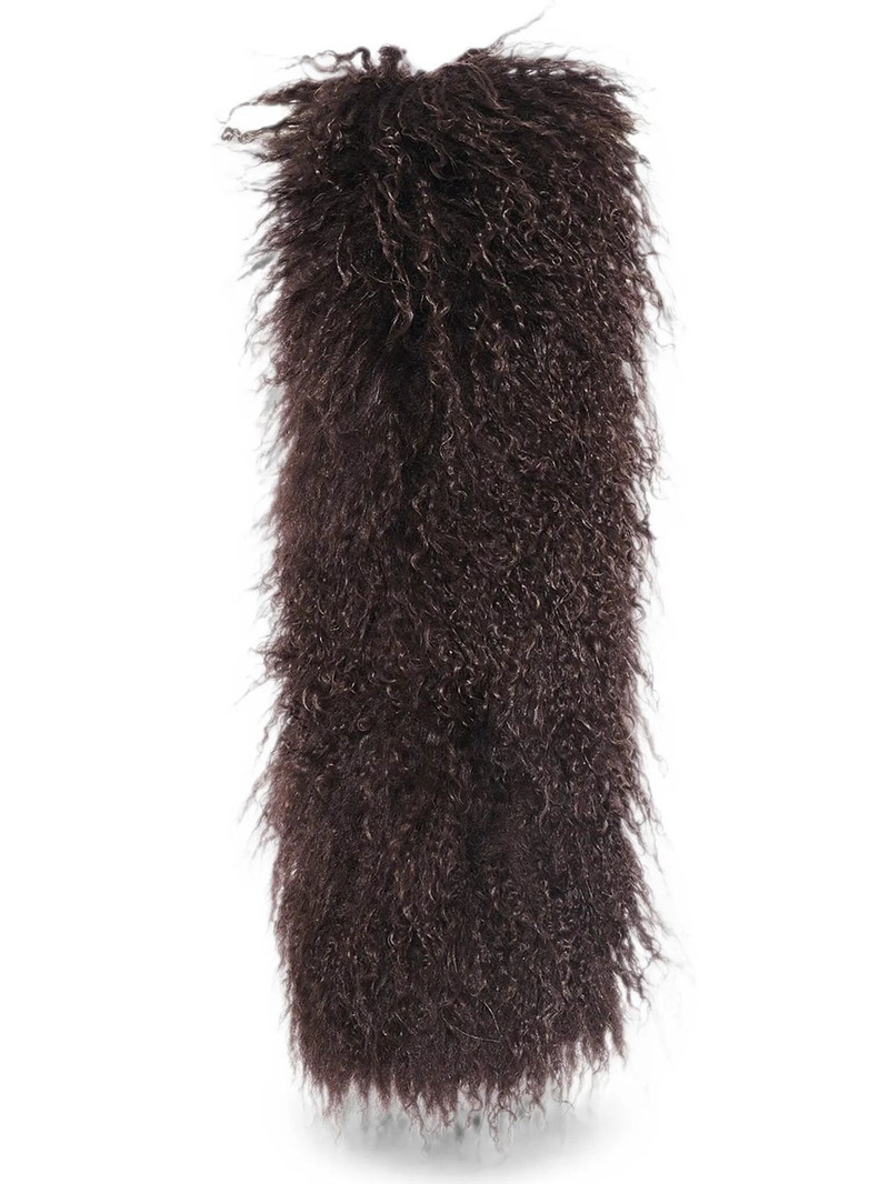 LONG HAIR LAMB SCARF 1