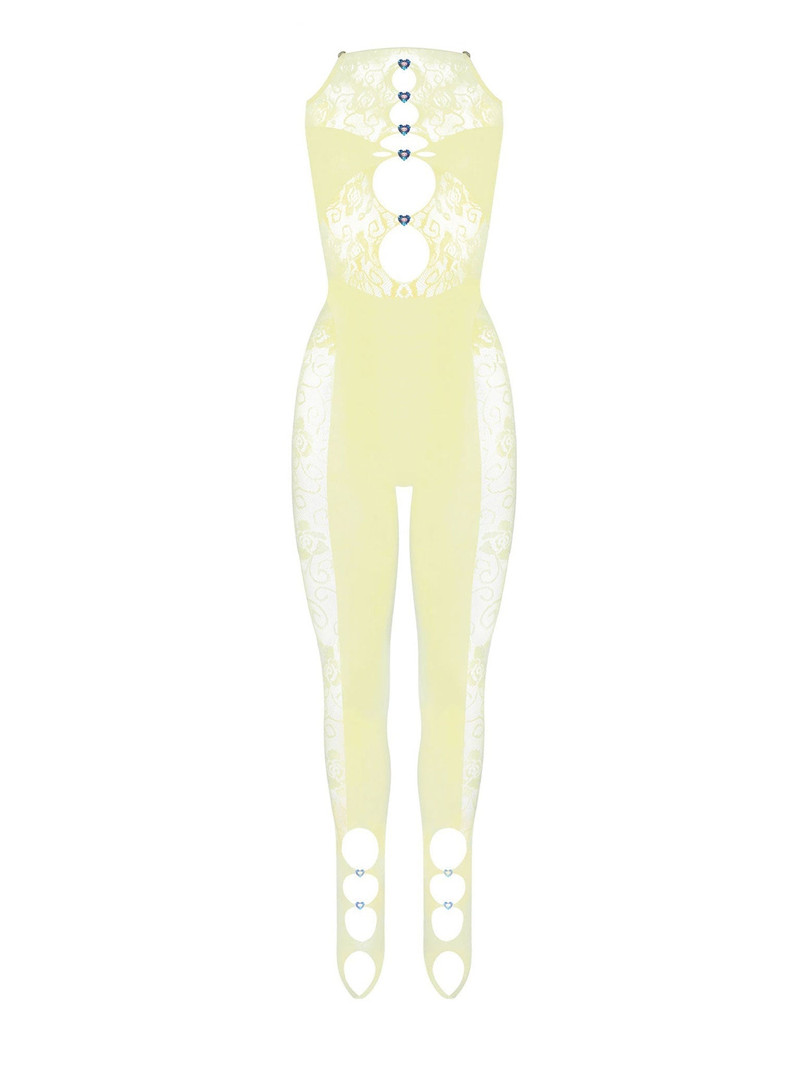 FLORAL JANICE JUMPSUIT BUTTER 1