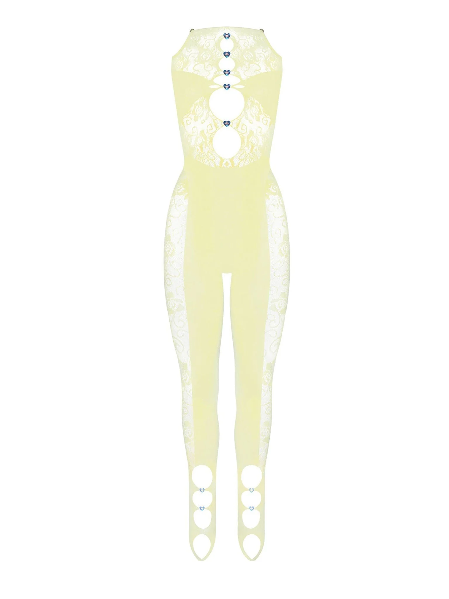 FLORAL JANICE JUMPSUIT BUTTER - 1