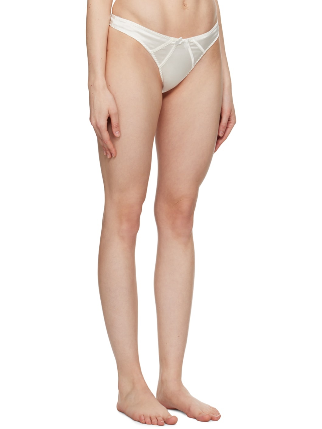 White Mercy Thong - 2