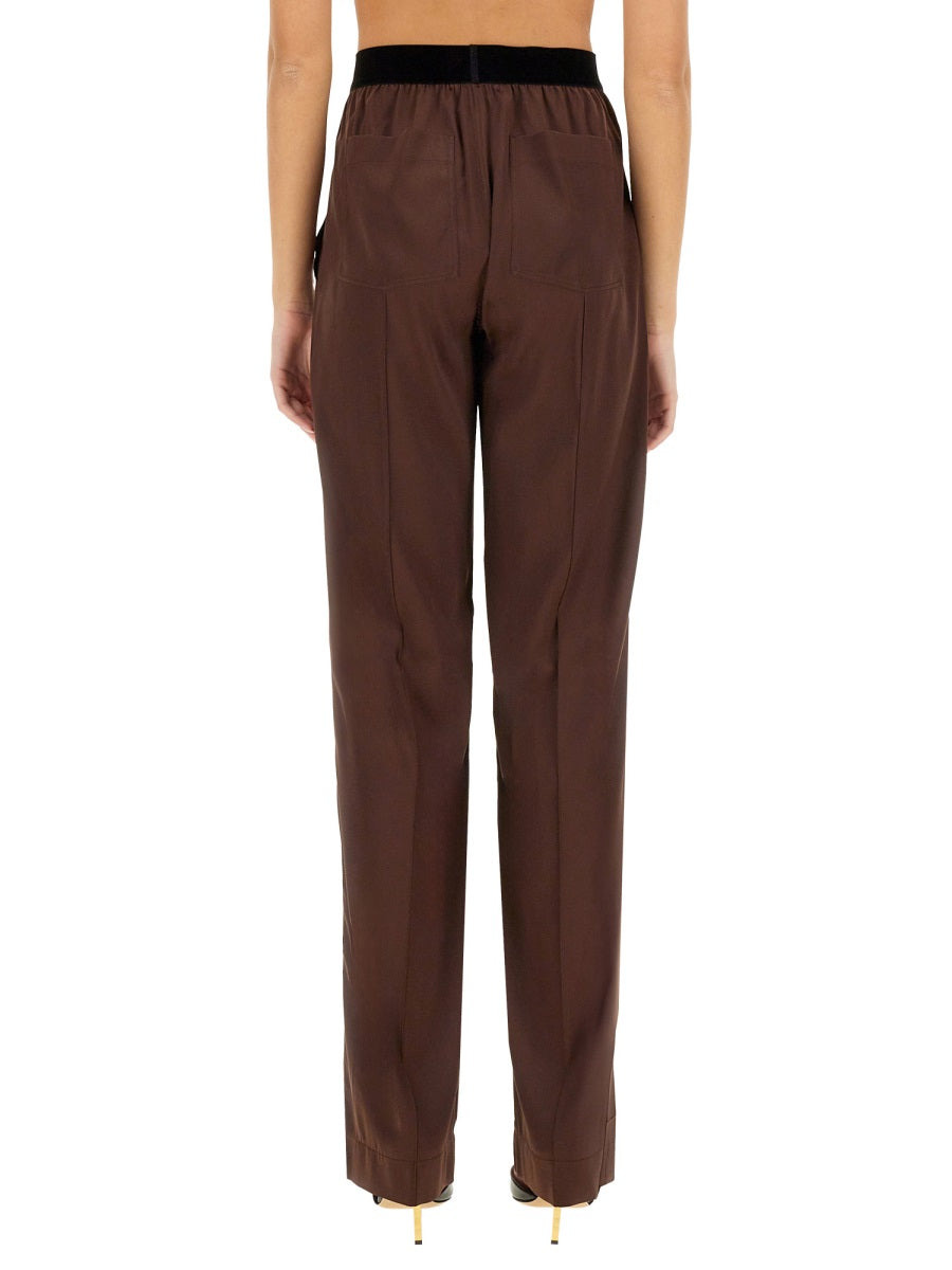 Tom Ford Women Satin Pants - 3