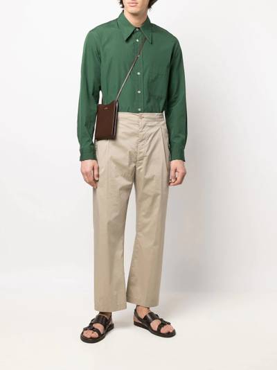 Lemaire cotton-blend easy-pleated pants outlook