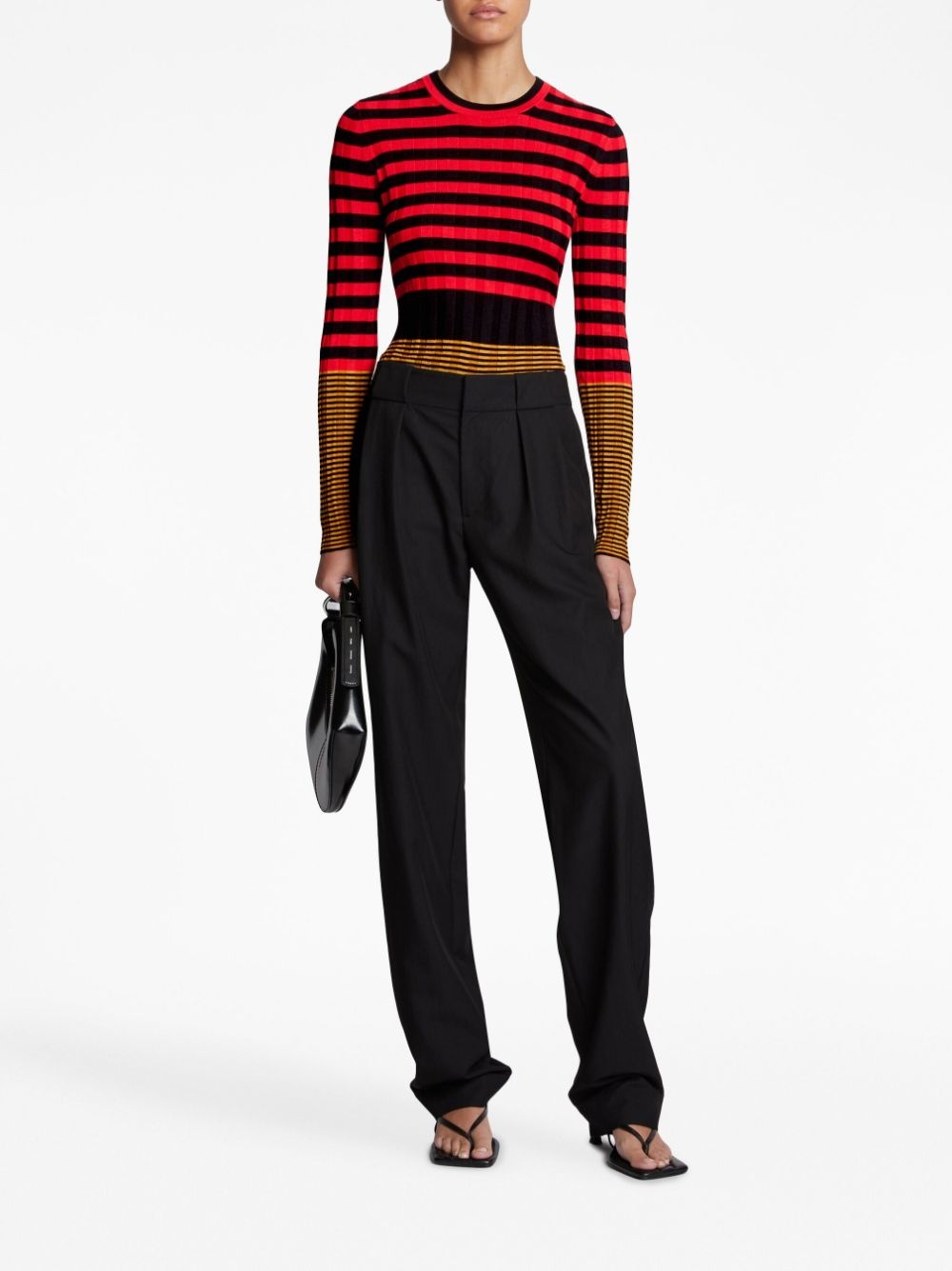 Slinky striped long-sleeve jumper - 2