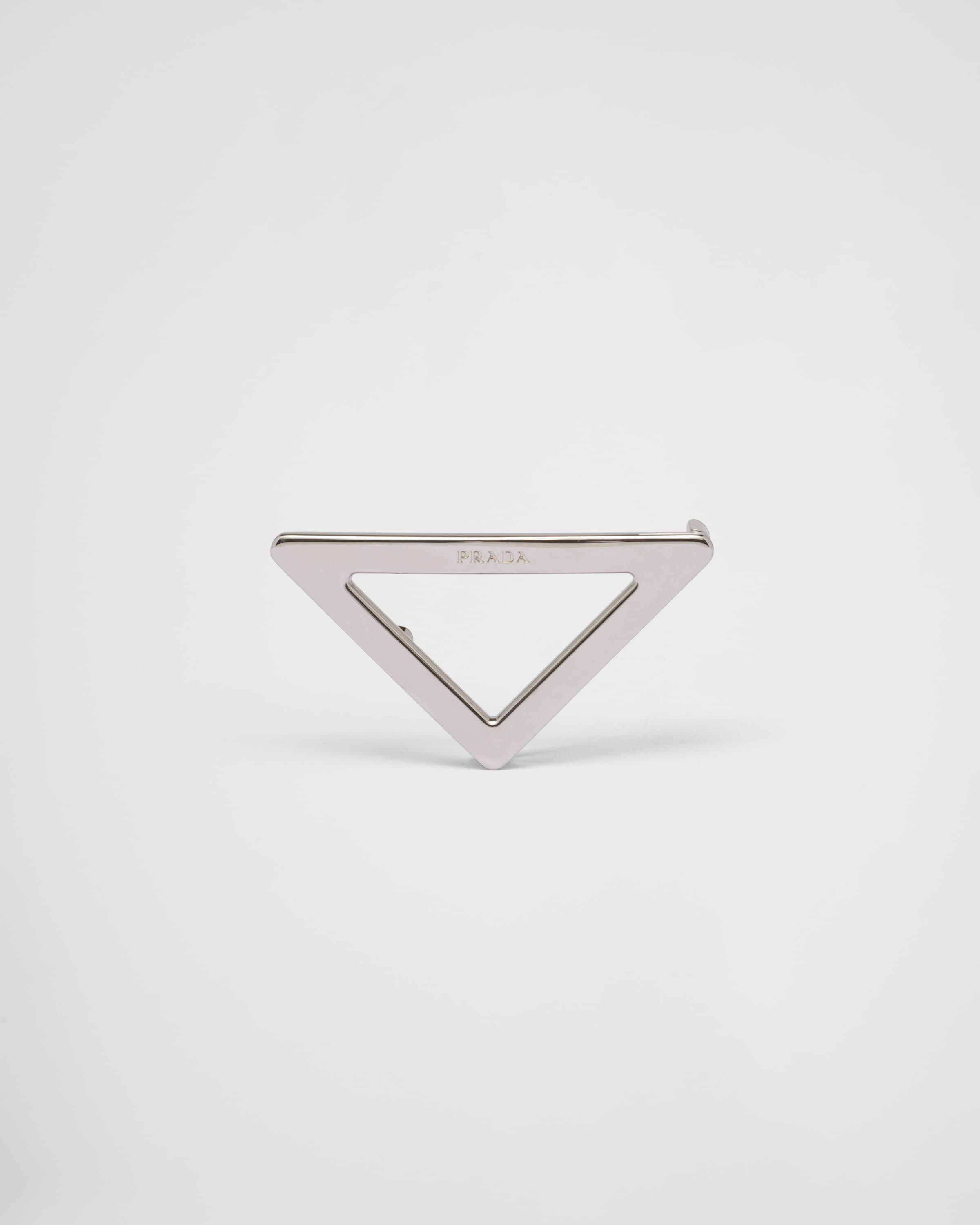 Enameled metal belt buckle - 1