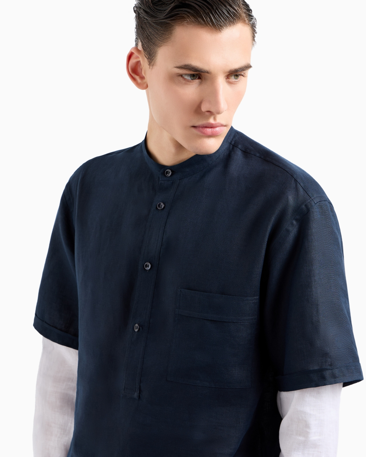 LOOSE-FIT LINEN SHIRT - 5