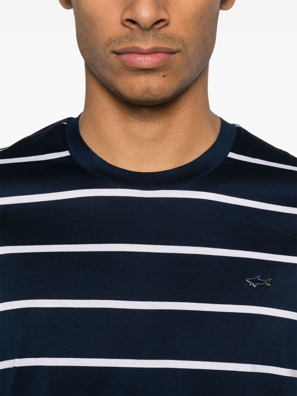 striped T-shirt - 4