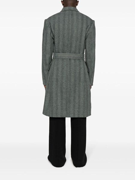 Gray printed coat - 5
