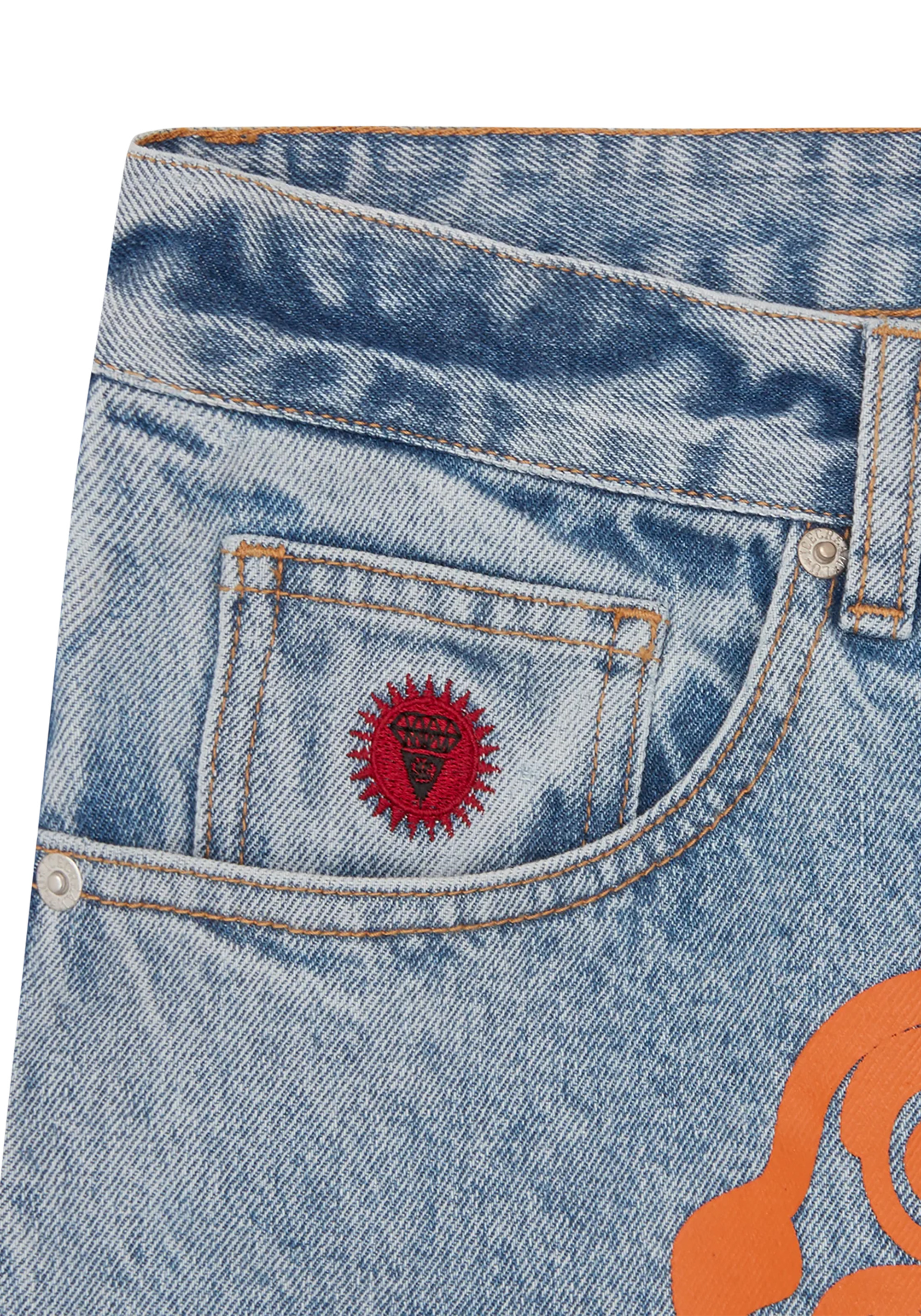 RUNNING DOG DENIM SHORTS - 4