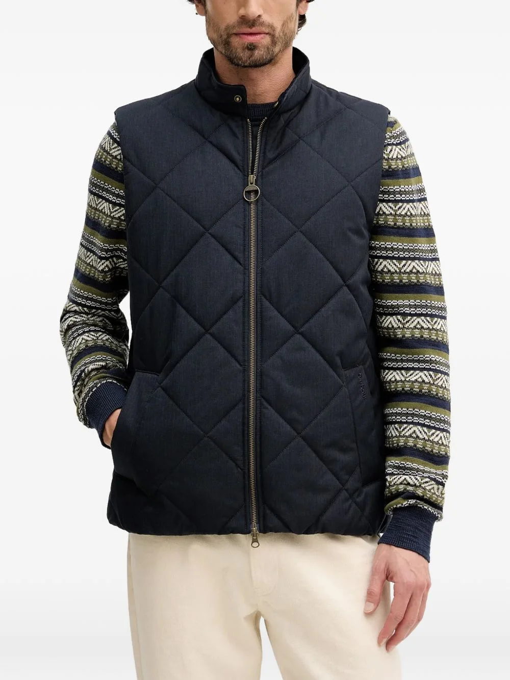 City Harrington quilted zip-up gilet - 1