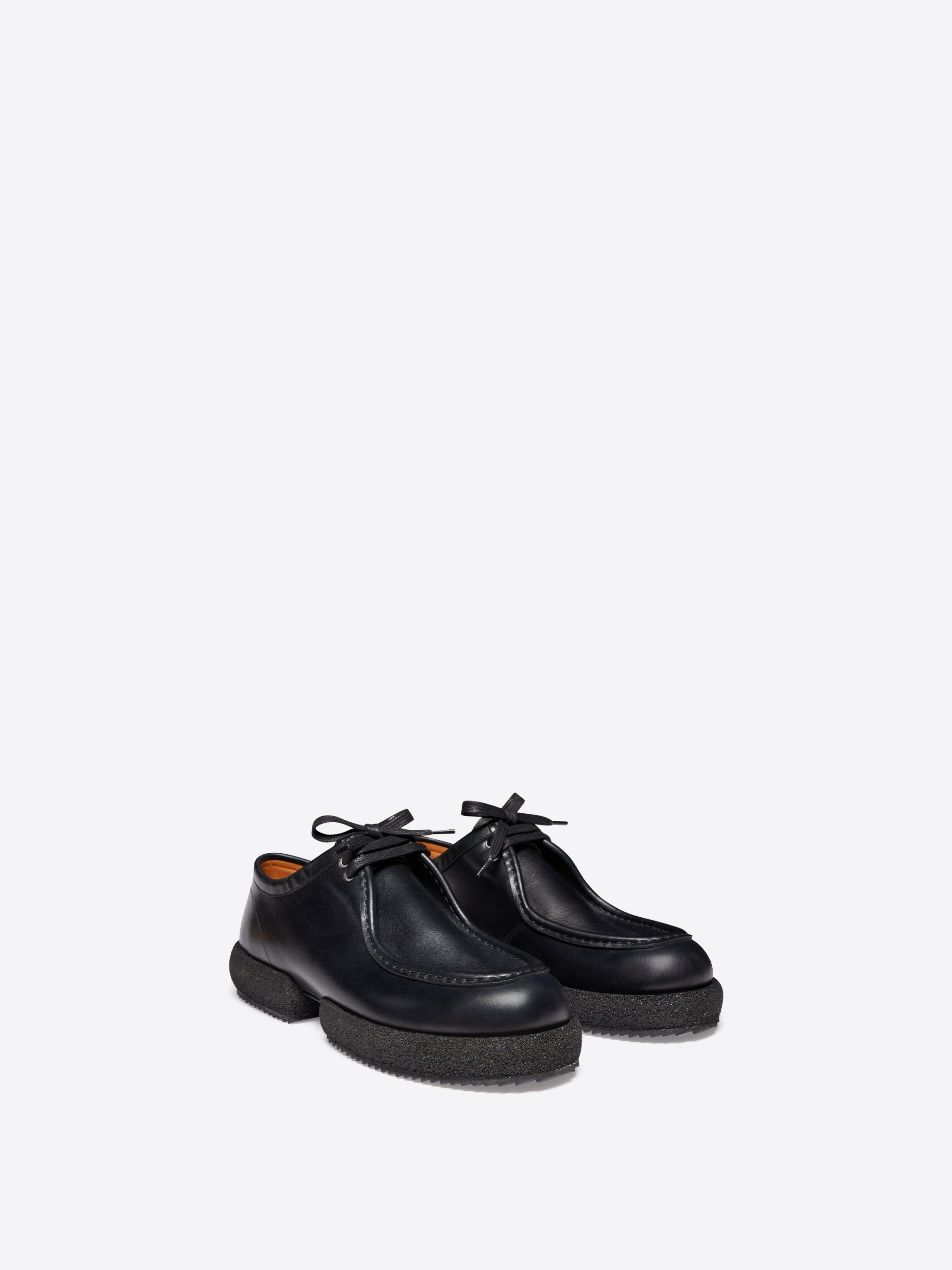 LEATHER DERBY SHOES - 3