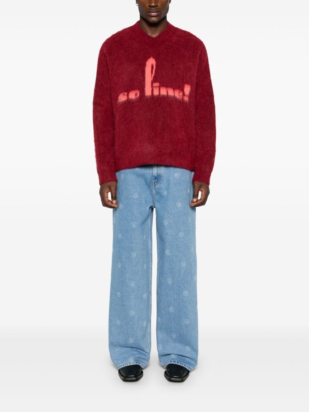 wide-leg jeans - 2
