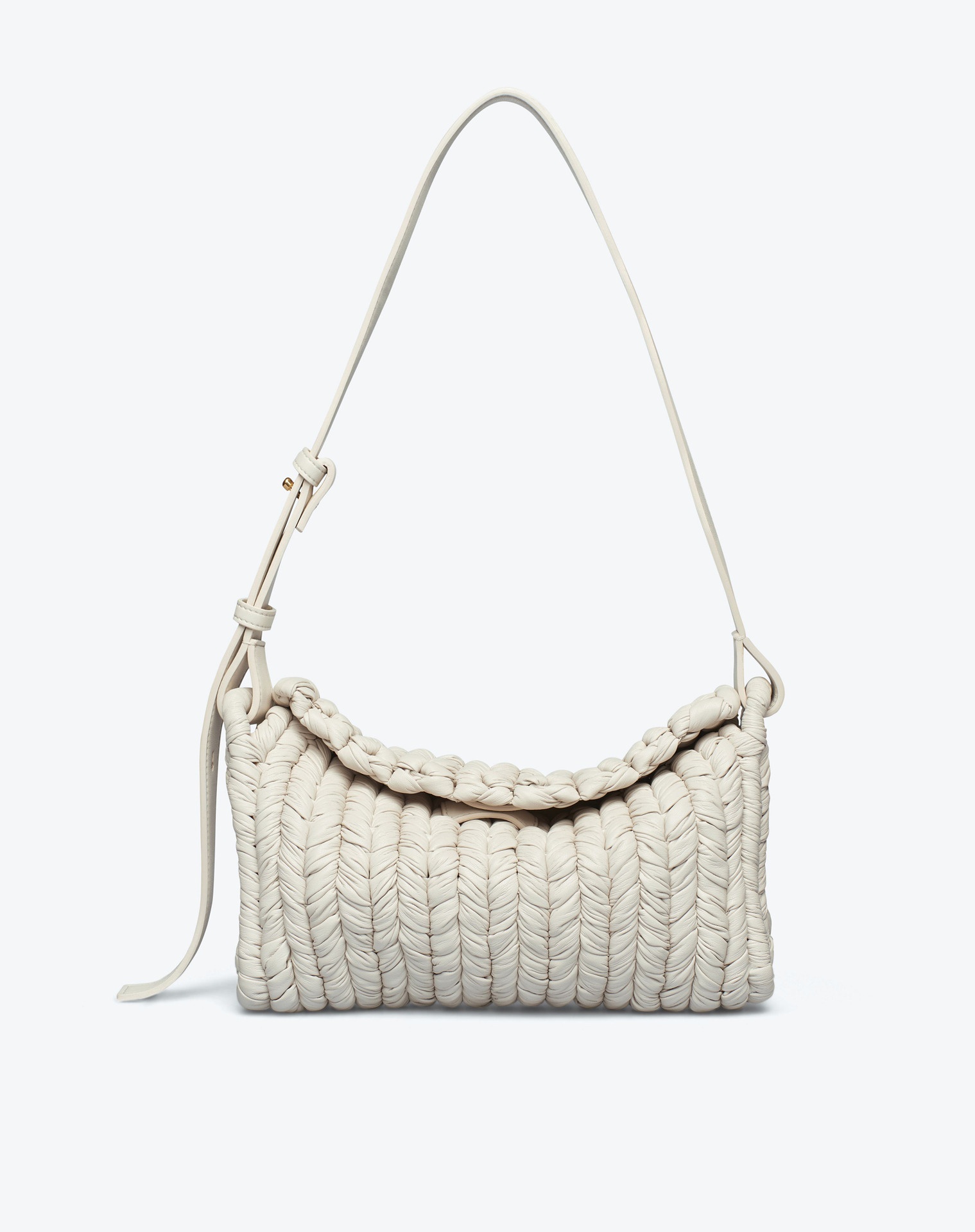 THE BUSKET BAGUETTE - Knit baguette - Off white - 1