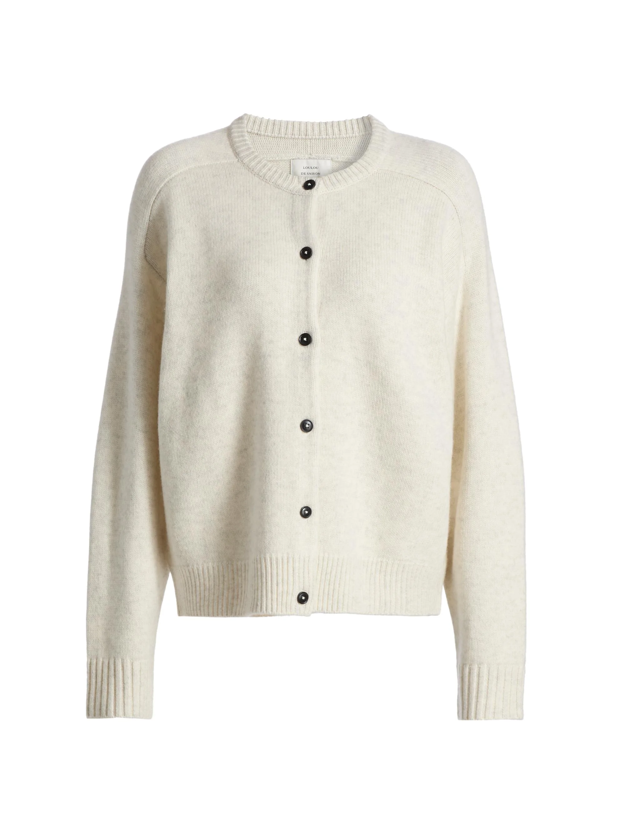 Women's Aidar Wool-Cashmere Cardigan - Light Grey Melange - 1