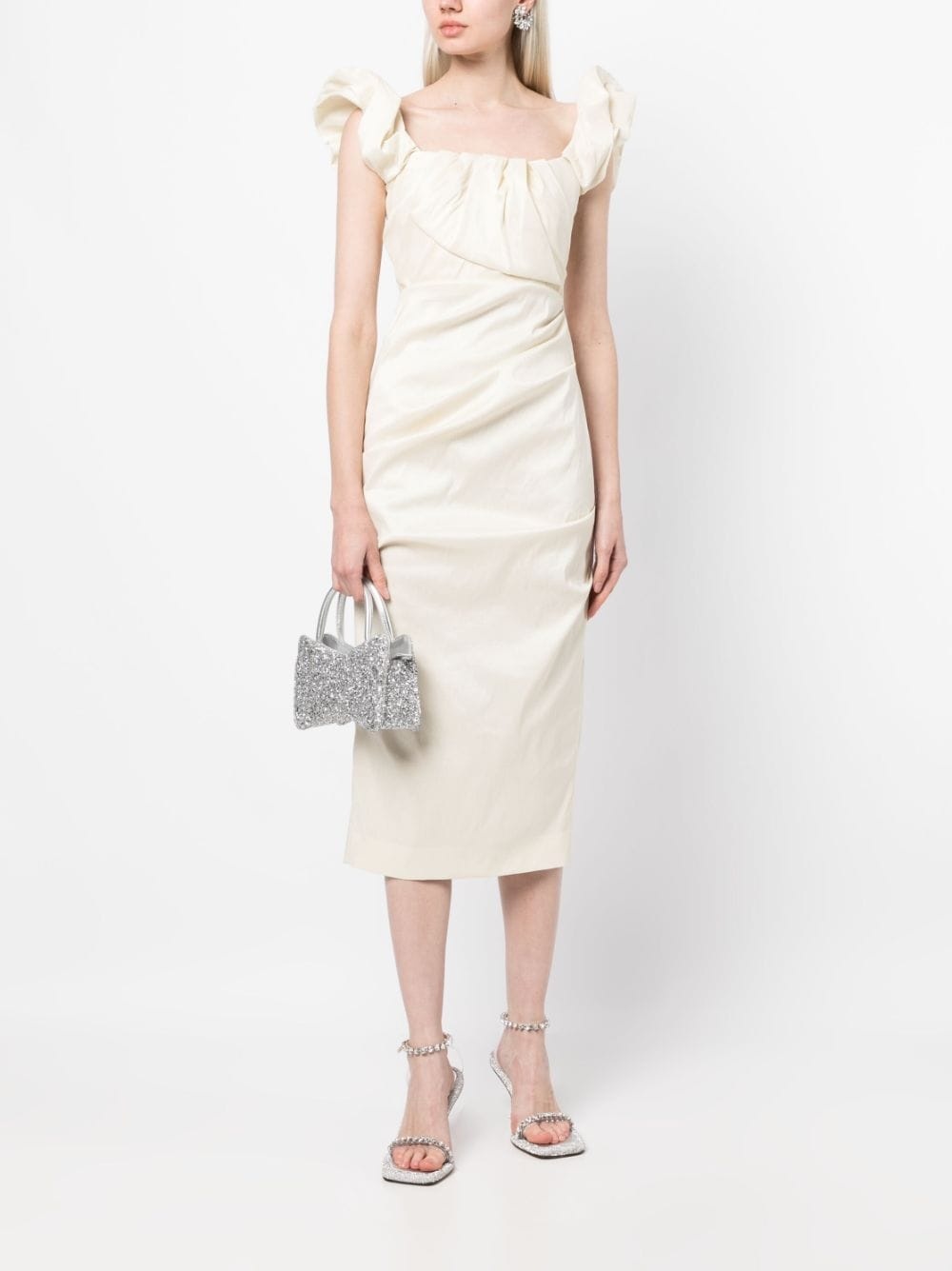 Kalina ruched midi dress - 2