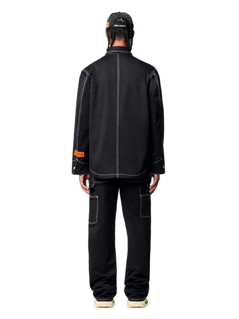 White Stitch Canvas Carpenter 4