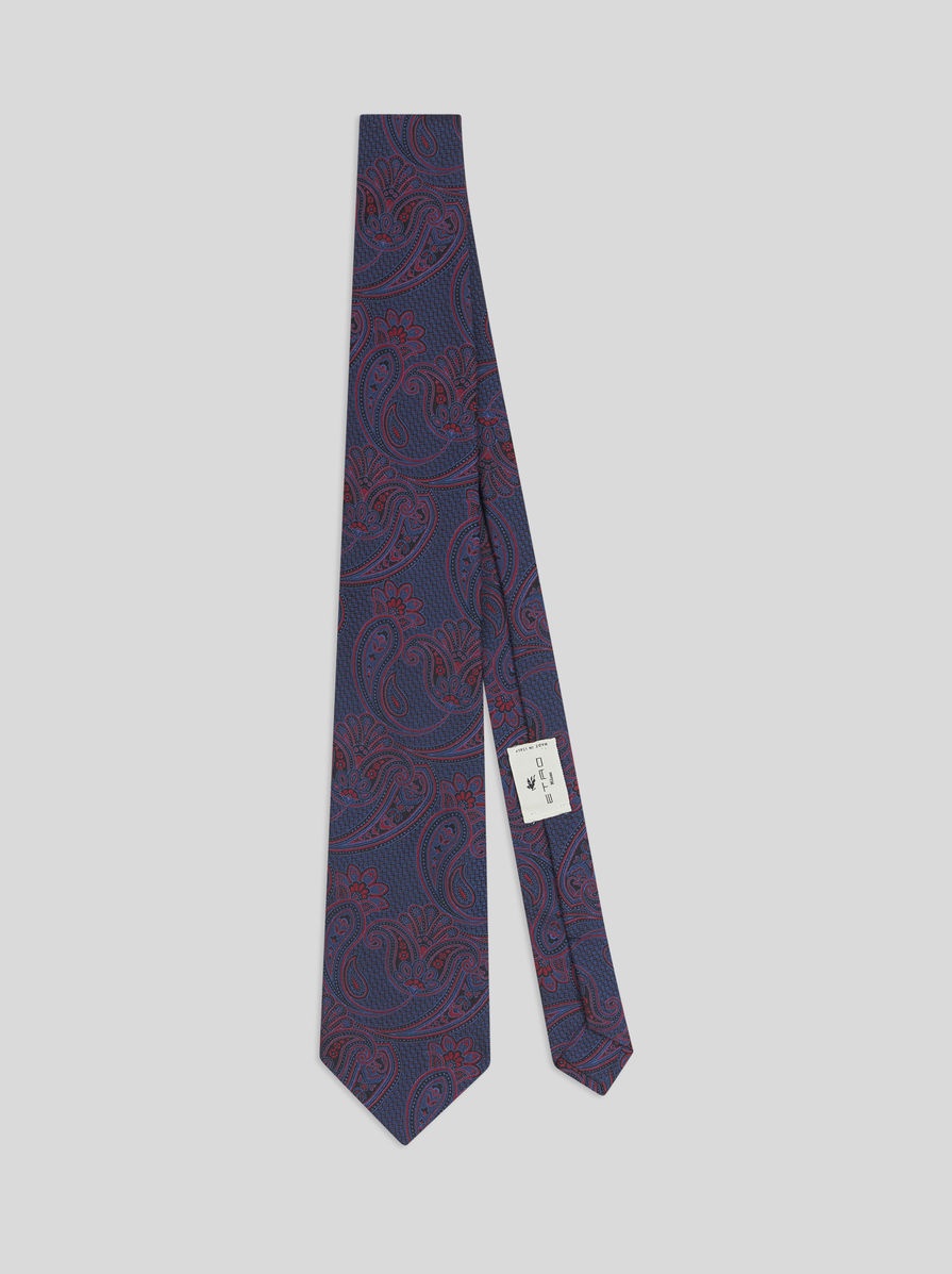 PAISLEY SILK TIE - 1