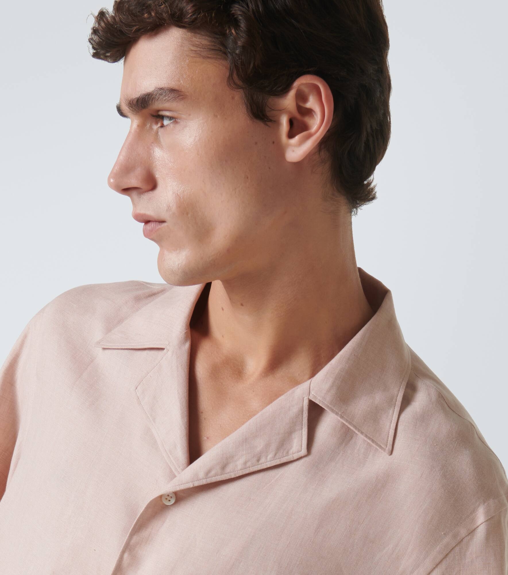 Federico linen bowling shirt - 6