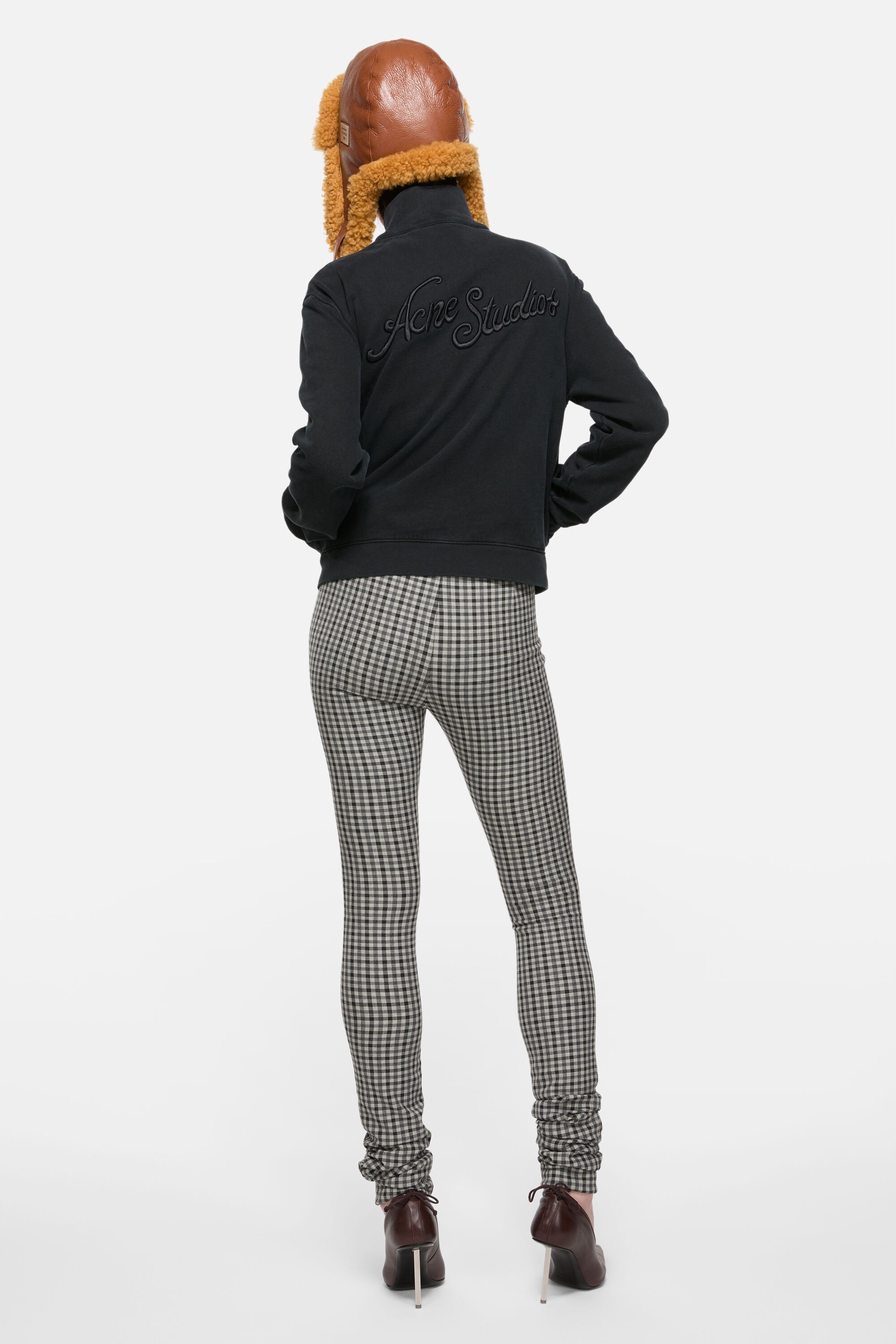 Zip-up sweatshirt - Faded black - 3