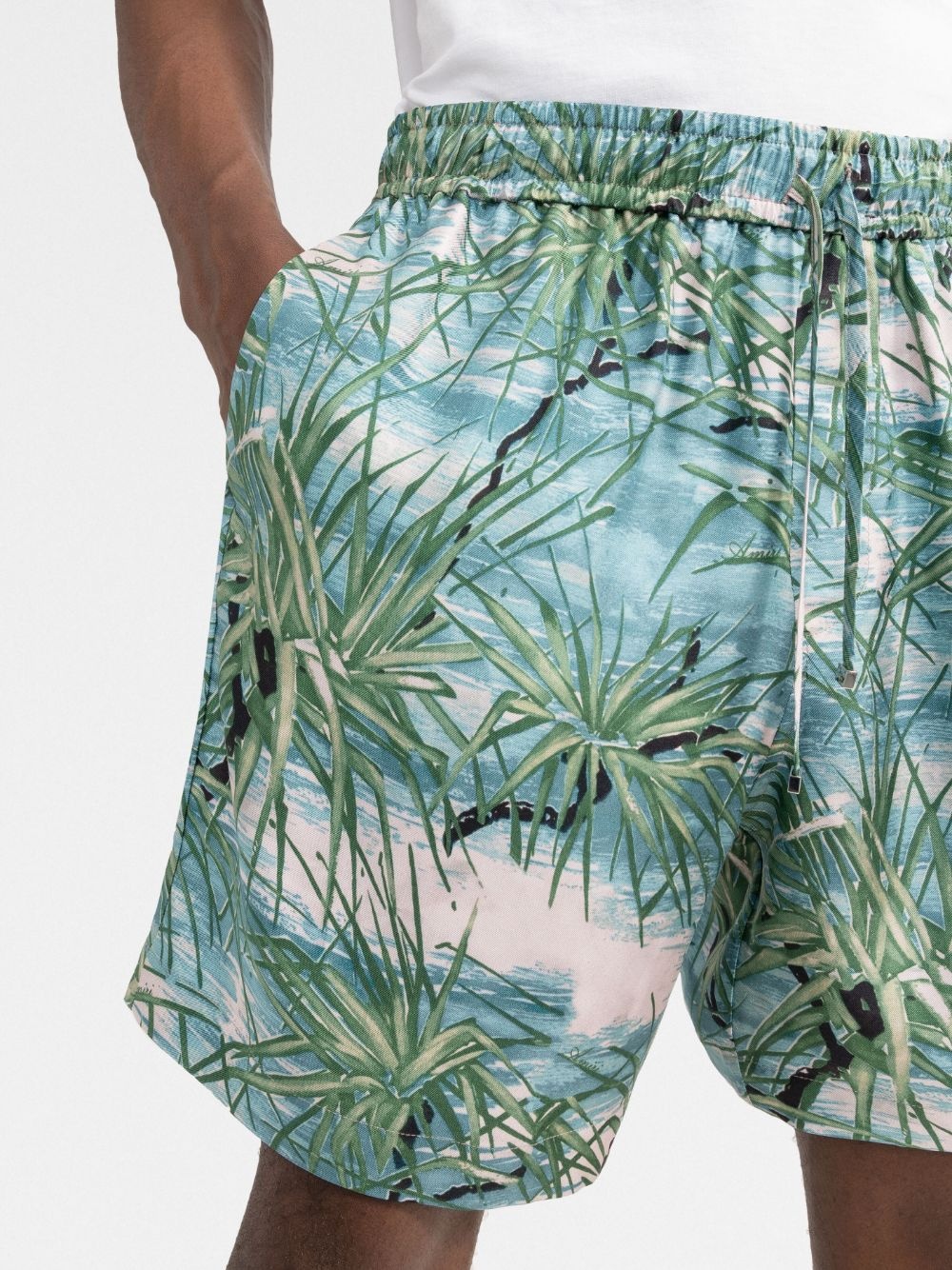 Floral Aloha Tree printed shorts - 5