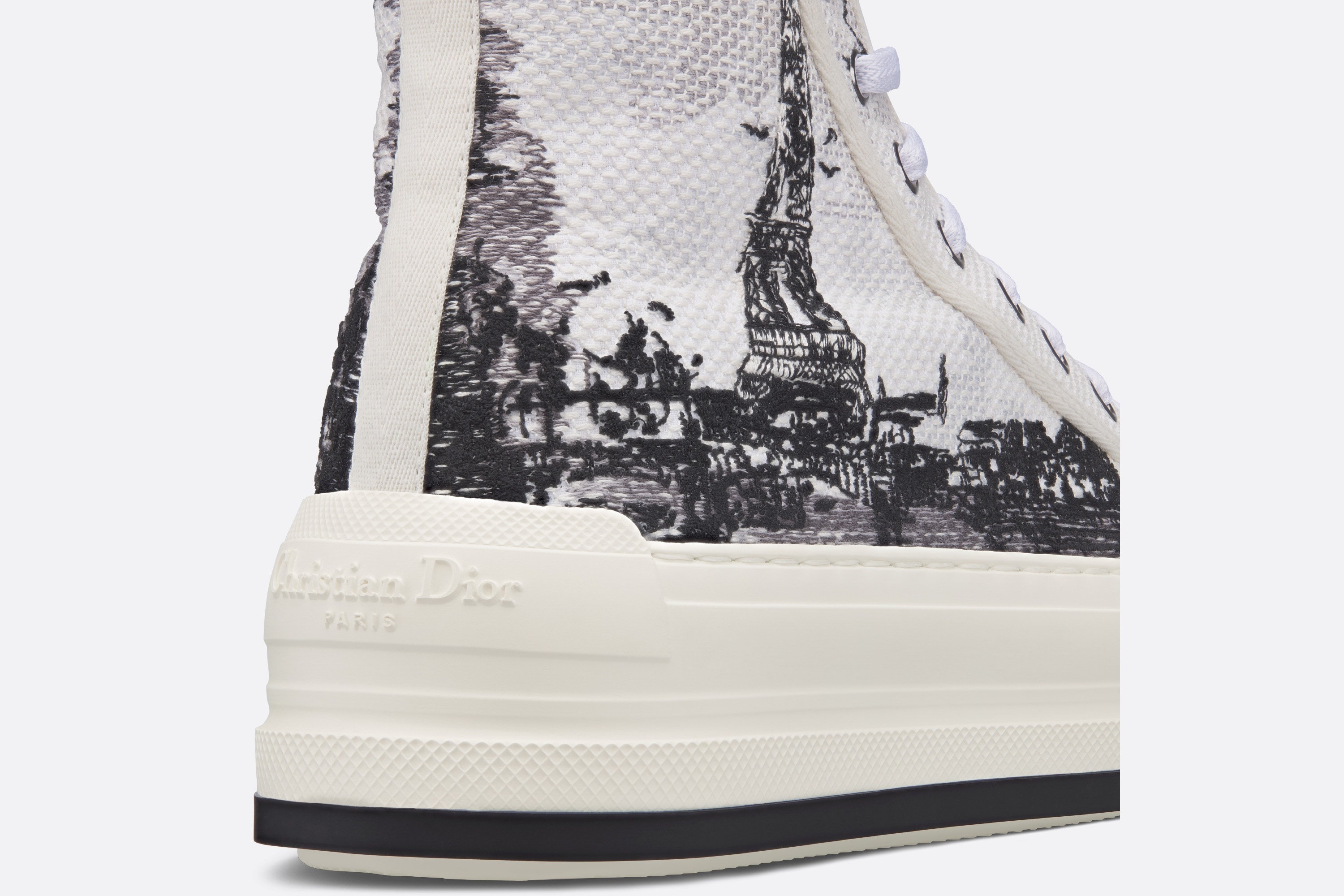 Walk'n'Dior High-Top Platform Sneaker - 8