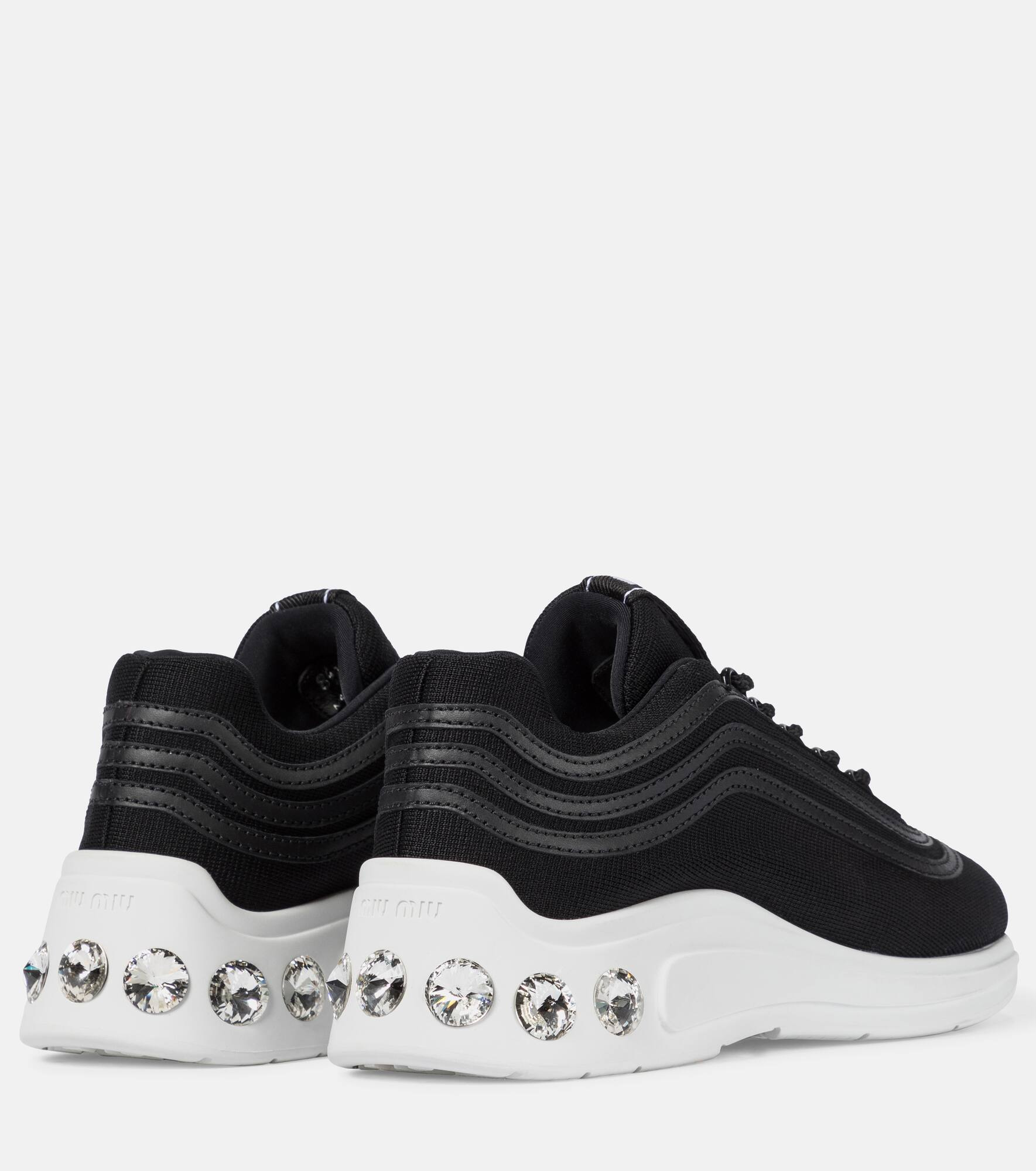 Crystal-embellished sneakers - 3