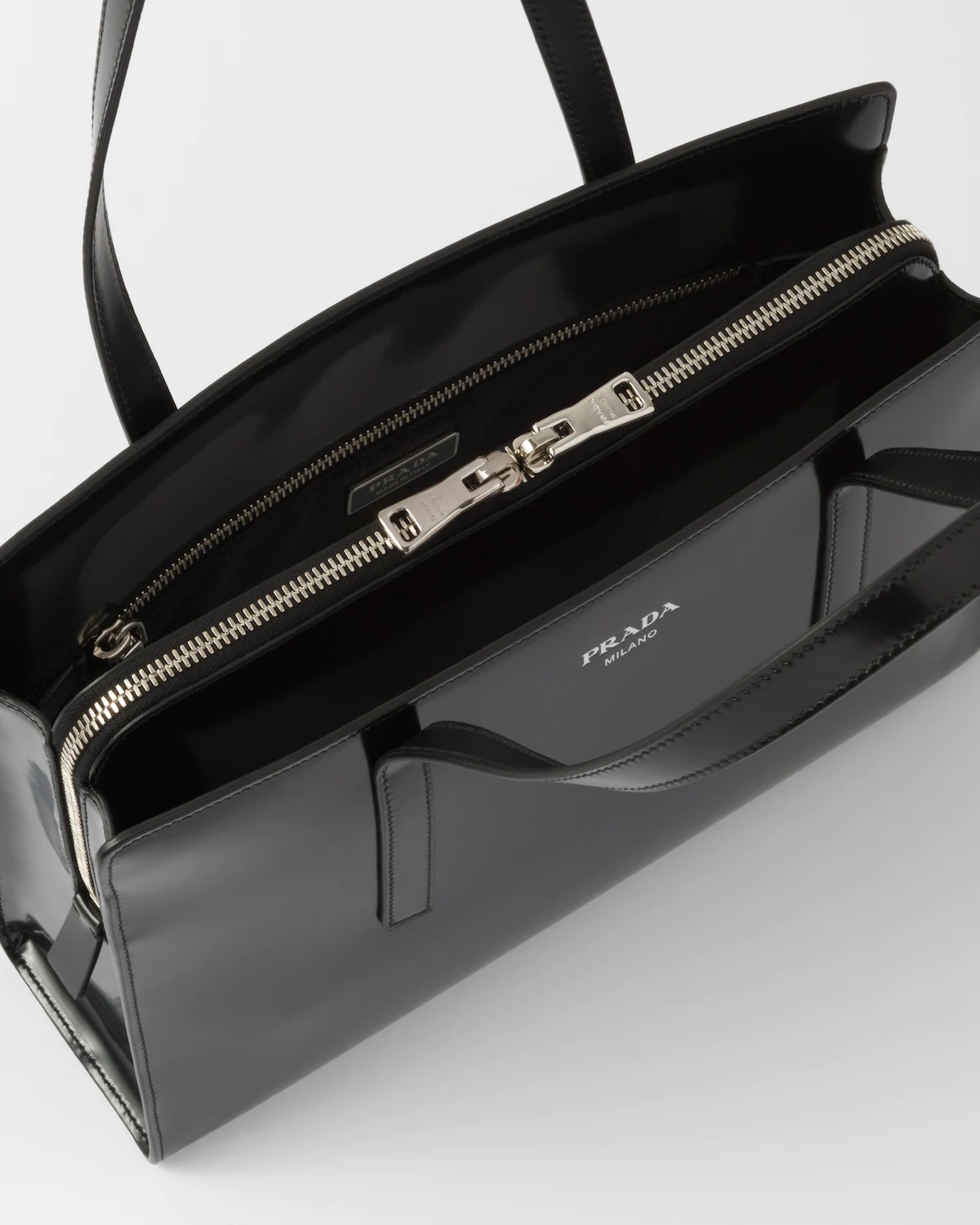 Prada Prada Re-Edition 1995 brushed-leather medium handbag