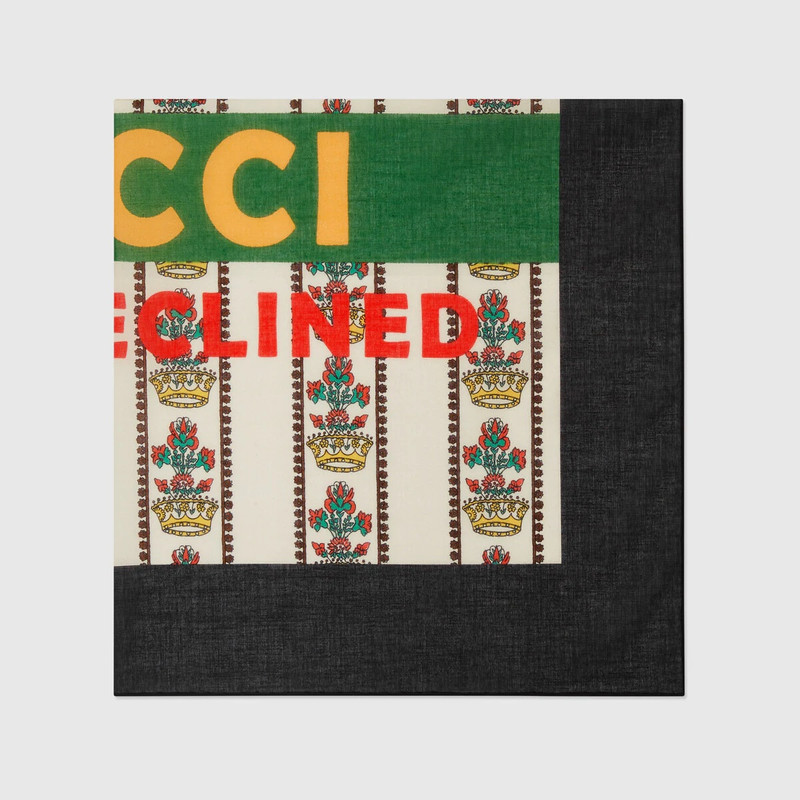 GUCCI Gucci 100 voile carré outlook