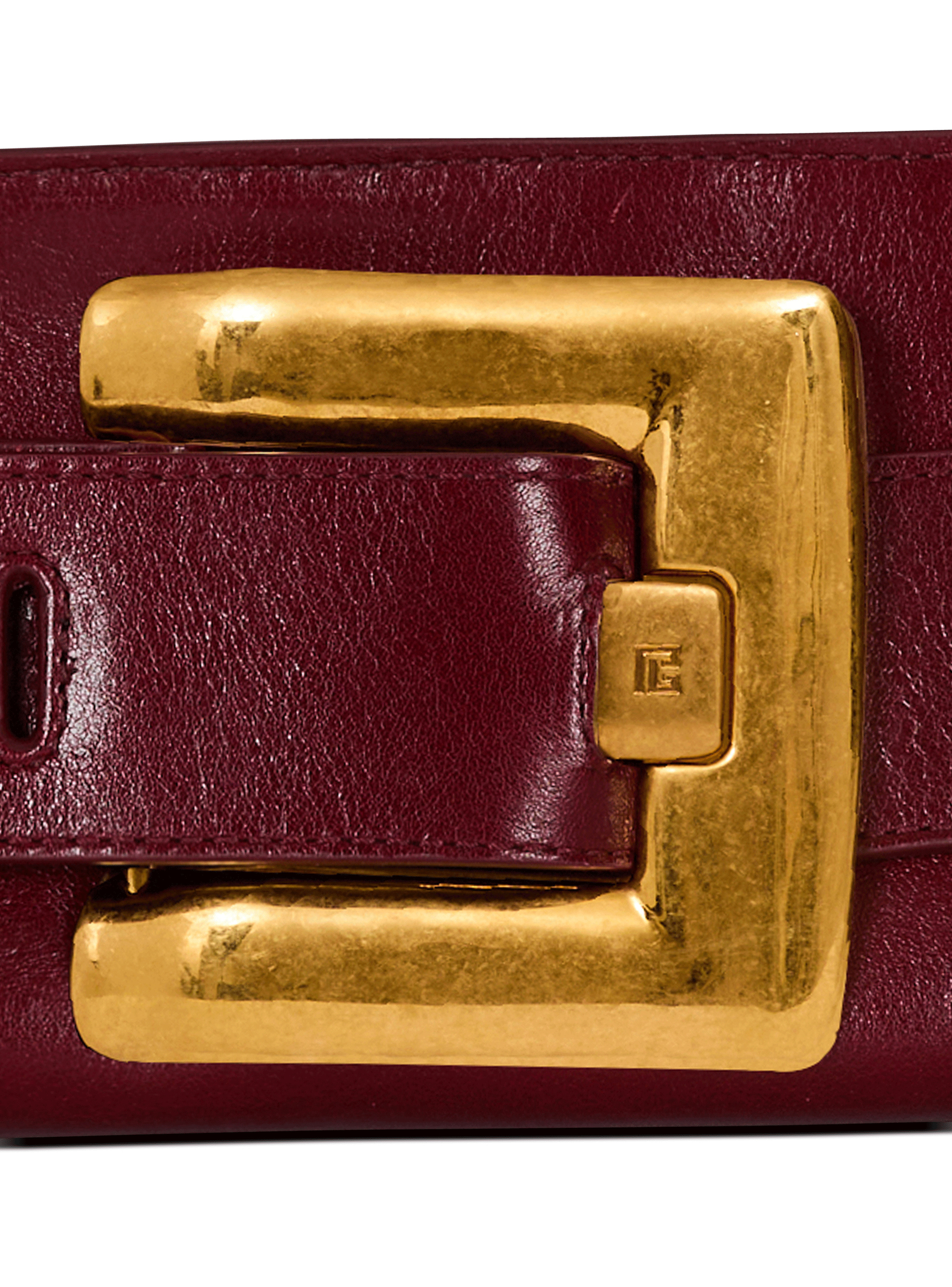 Anthem calfskin leather clutch - 7
