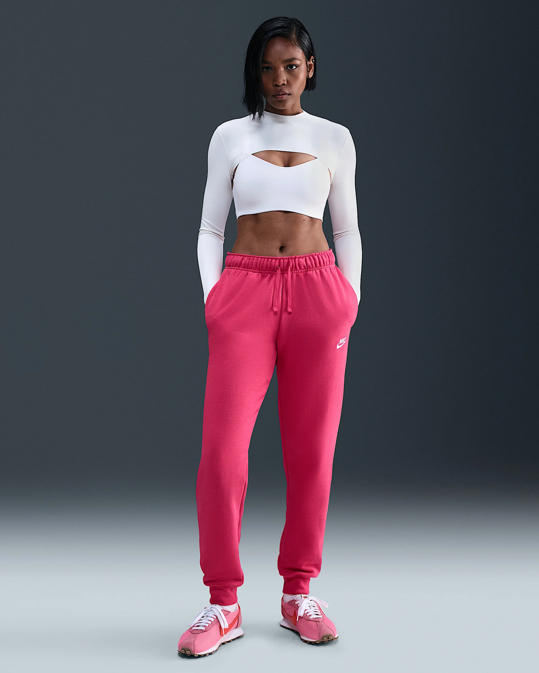 Nike Sportswear Club Fleece Women's Mid-Rise Joggers - 1
