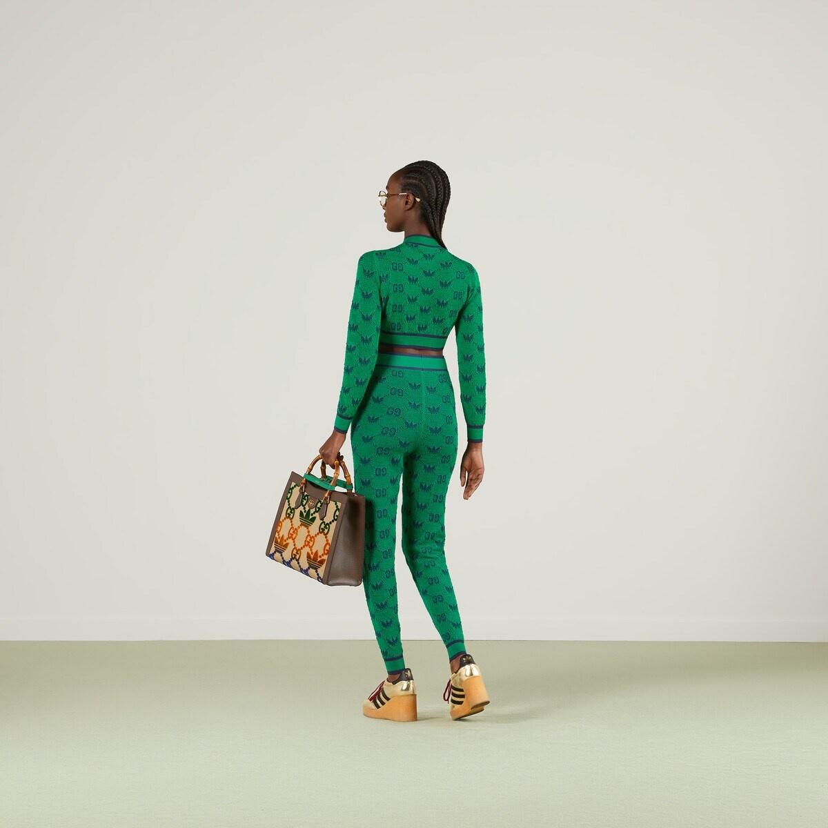 adidas x Gucci wool jacquard sweater - 3