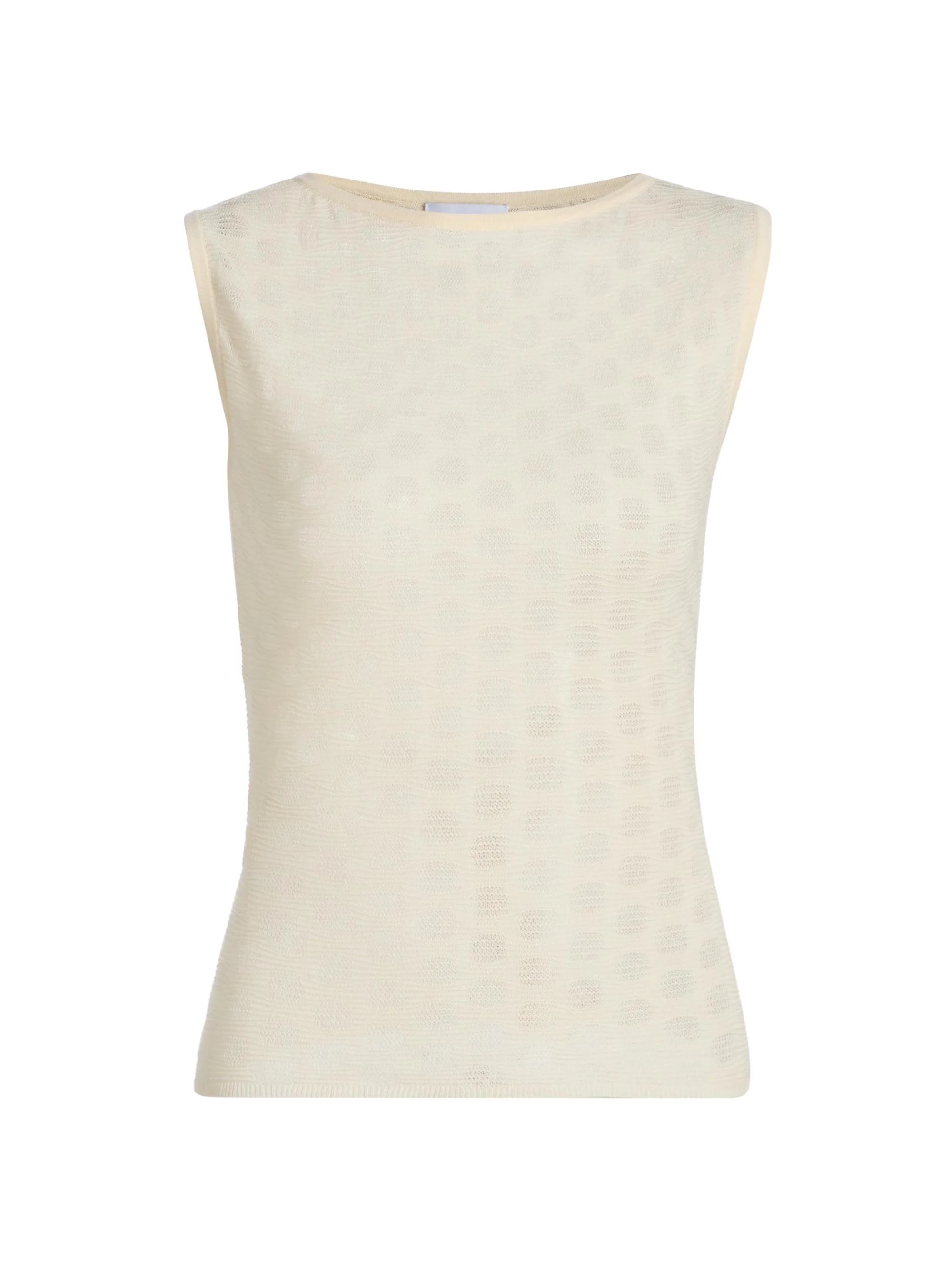 Women's Charlisa Cotton-Blend Knit Top - Cream - 1