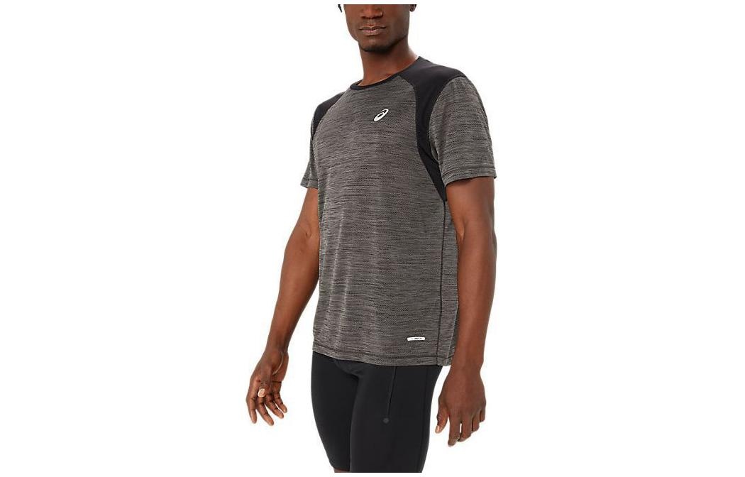 ASICS Actibreeze Running T-shirt 'Grey Black' 2011C992-001 - 3