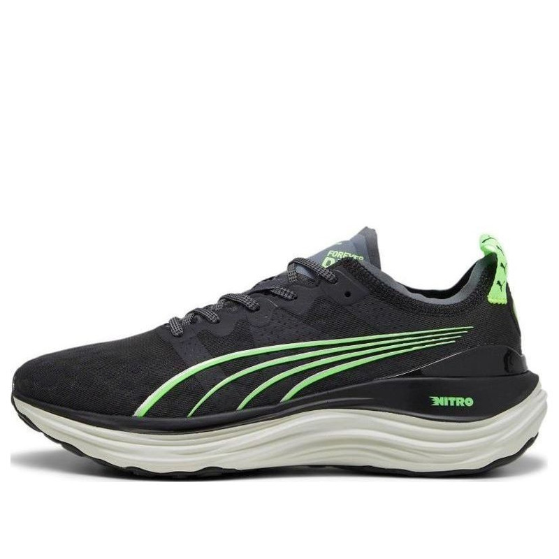 PUMA ForeverRun NITRO Running Shoes 'Black Green' 377757-12 - 1
