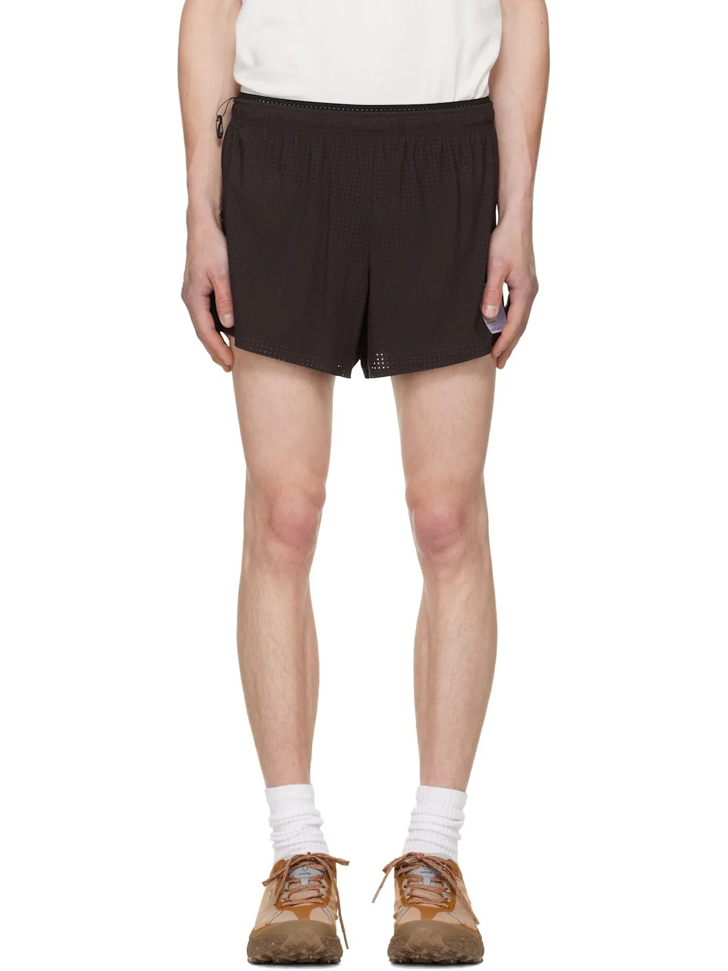 Burgundy Space‑O 2.5" Shorts - 1