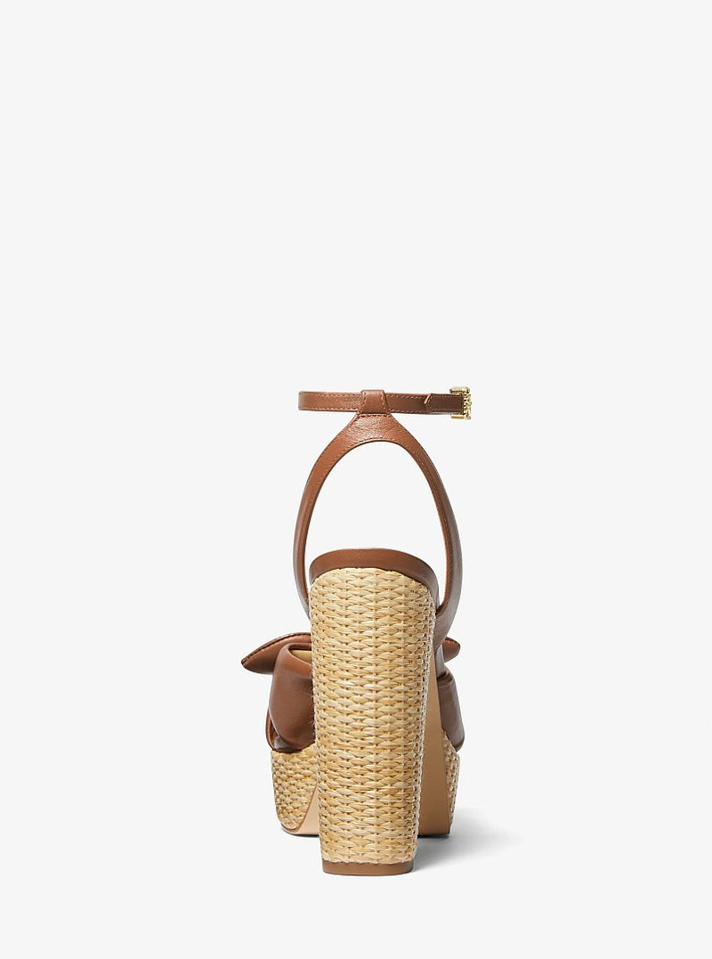 Sadie Leather Platform Sandal 3