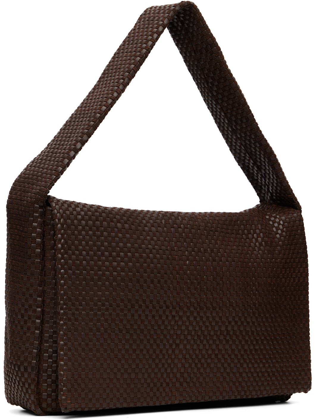 Brown Lattice Everyday Satchel - 2