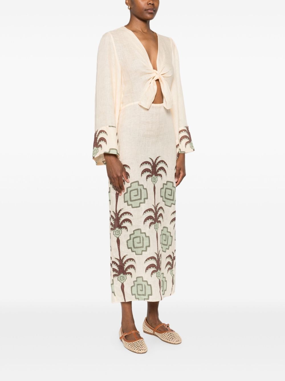 Sailing Flags midi dress - 3
