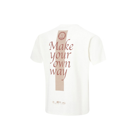 Li-Ning Way of Wade Hall of Fame 2023 T-Shirt 2 'White Beige' AHST939-4 - 2