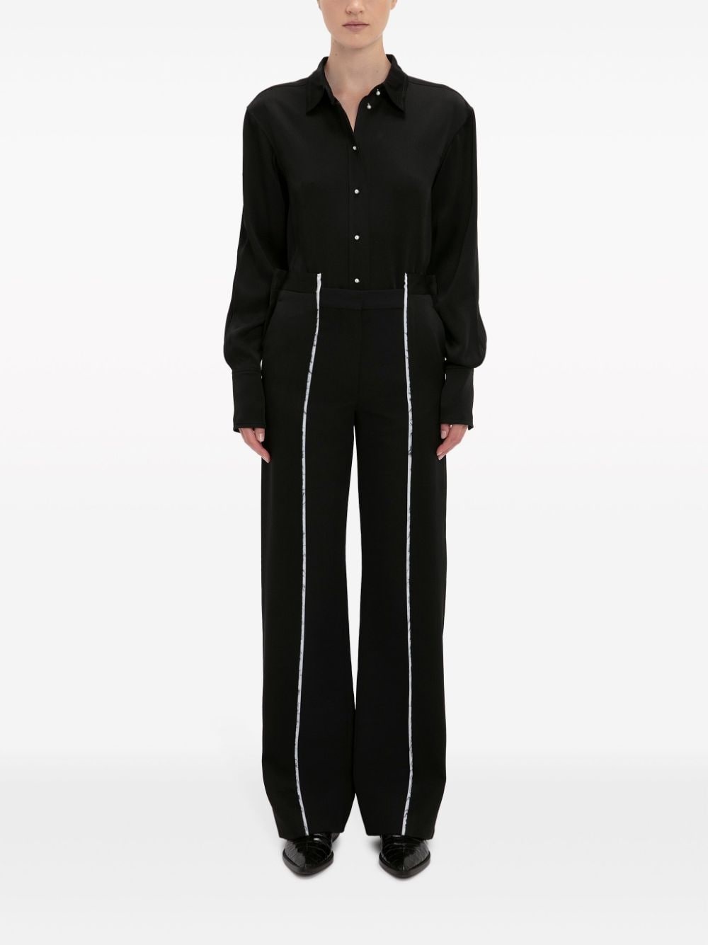 Waistcoat long-sleeved shirt - 2
