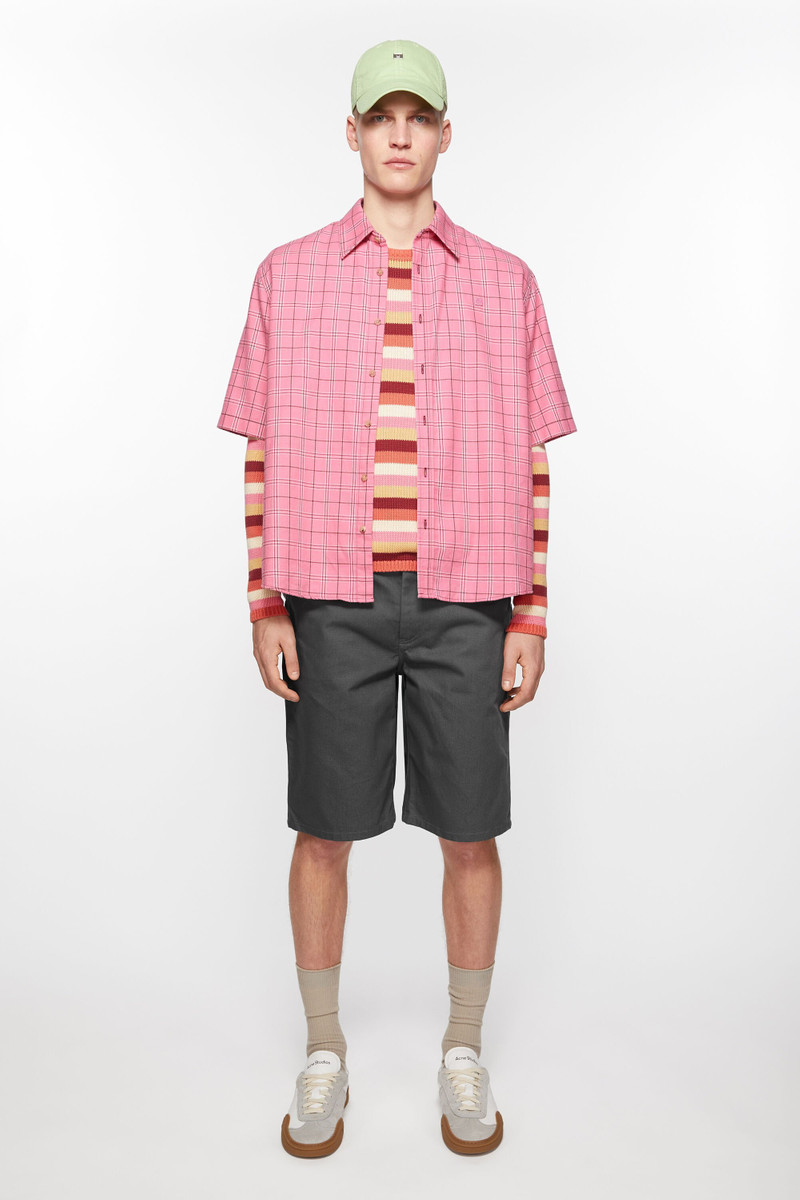 Acne Studios Canvas shorts - Dark grey outlook