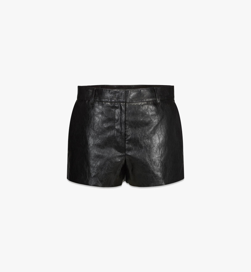 Shorts in Crushed Faux Leather 1