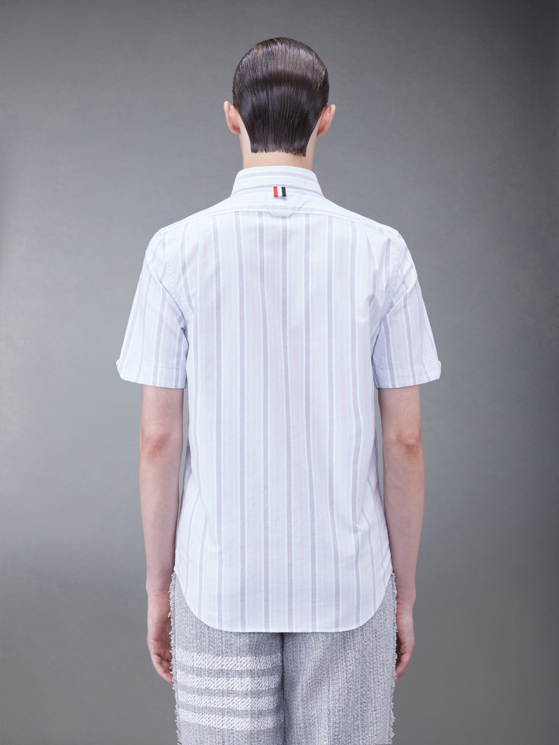 Stripe Oxford Short Sleeve Shirt 3