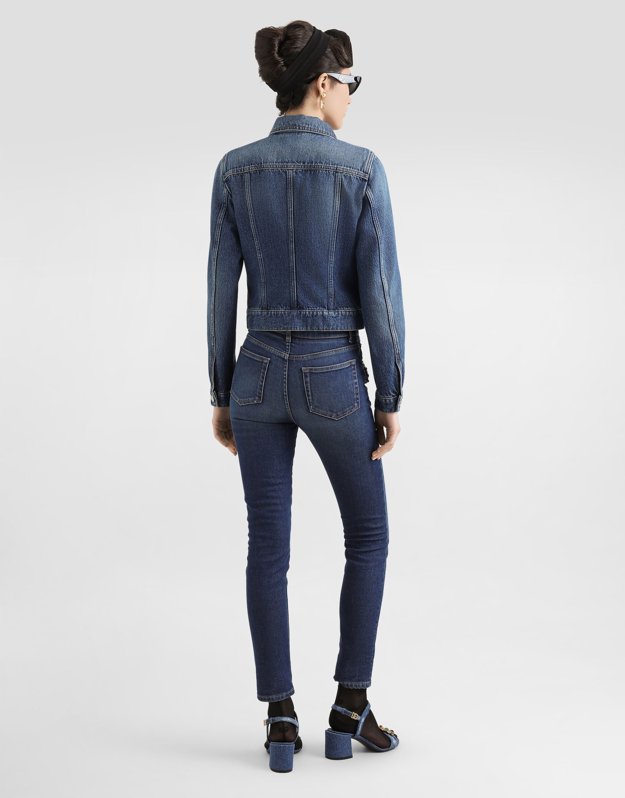 5-pocket denim trousers - 3
