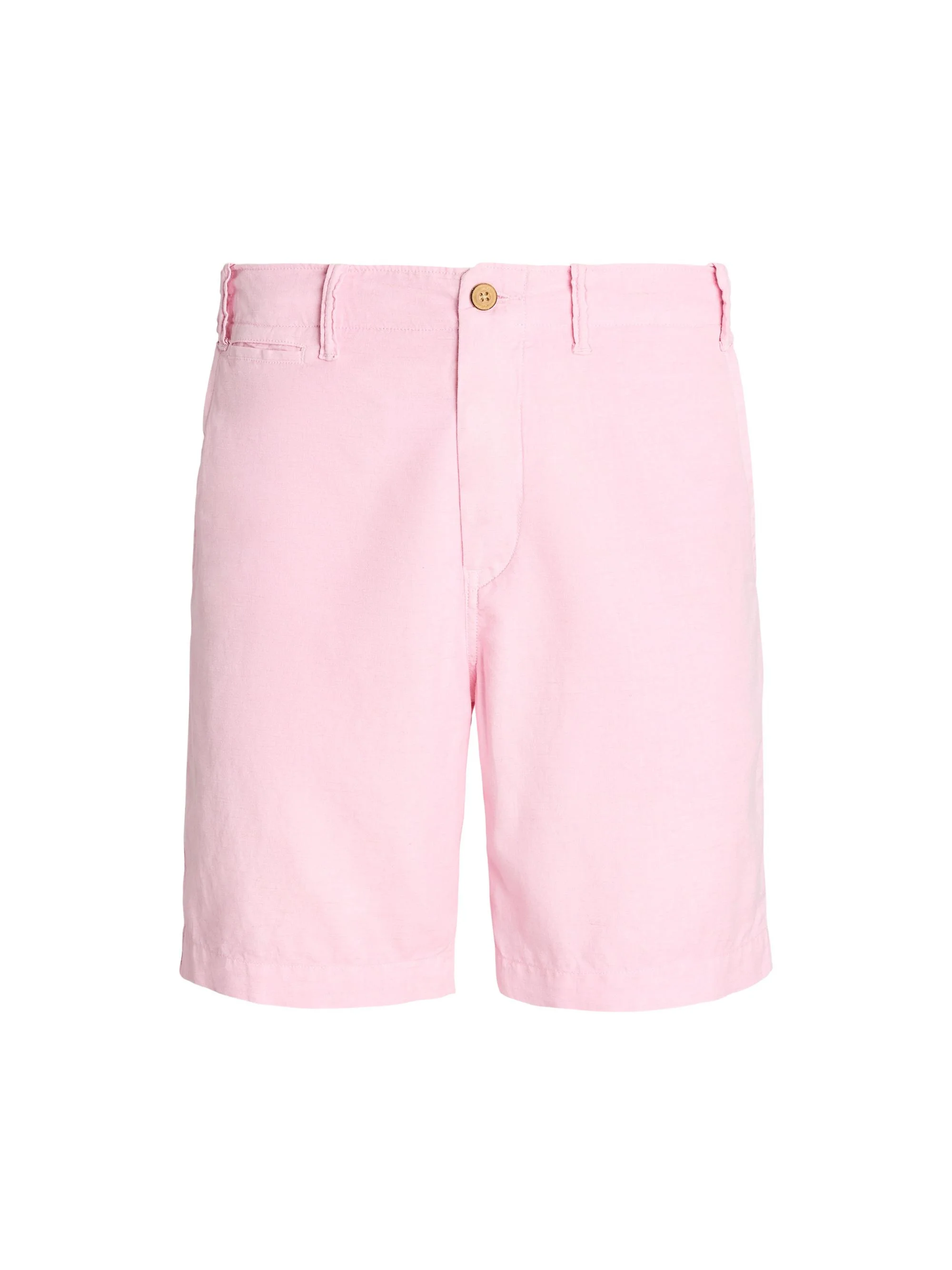 Men's Classic-Fit Martime Cotton-Linen Shorts - Carmel Pink - 1