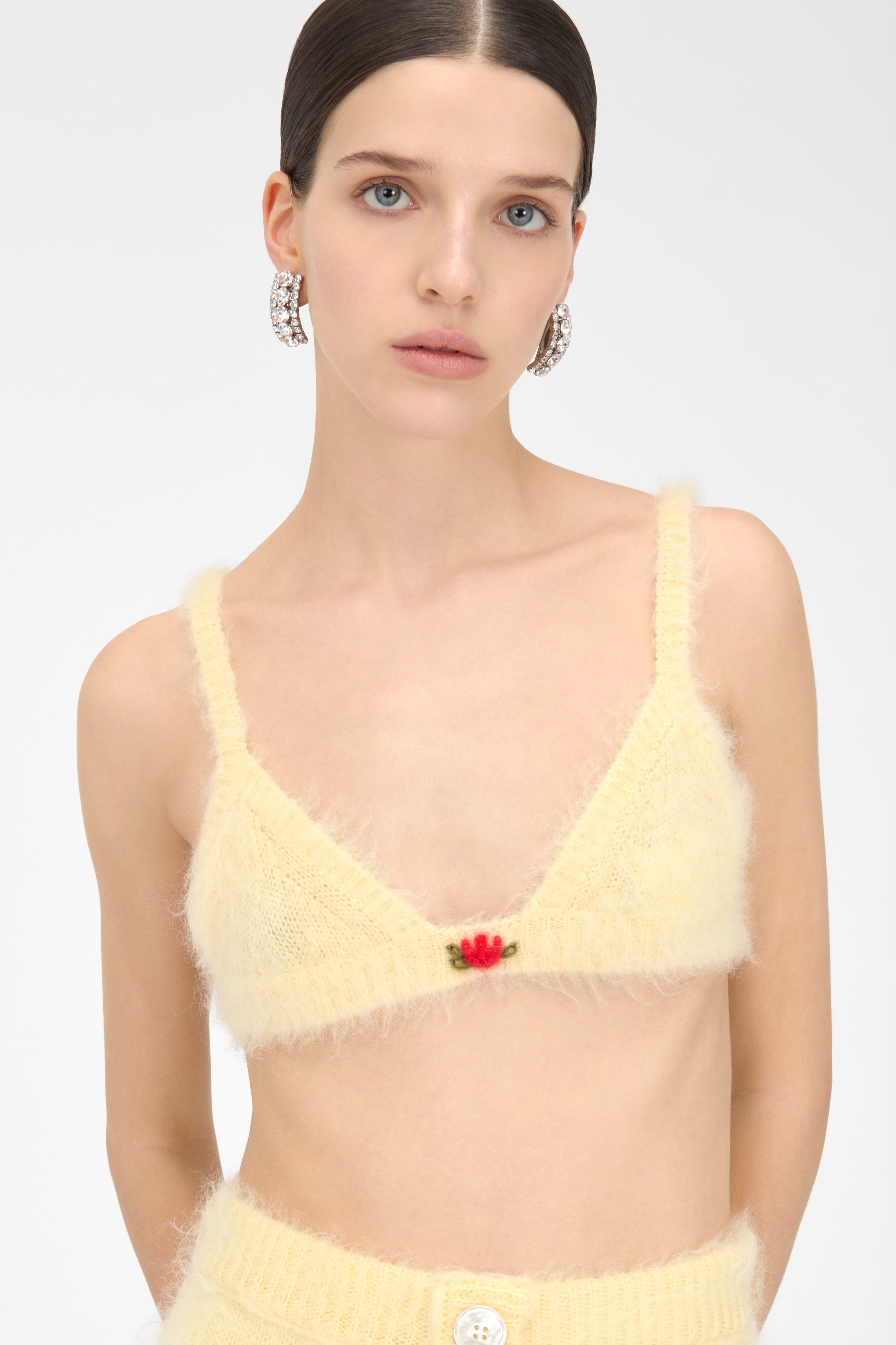 CARDED MOHAIR BRA - 5